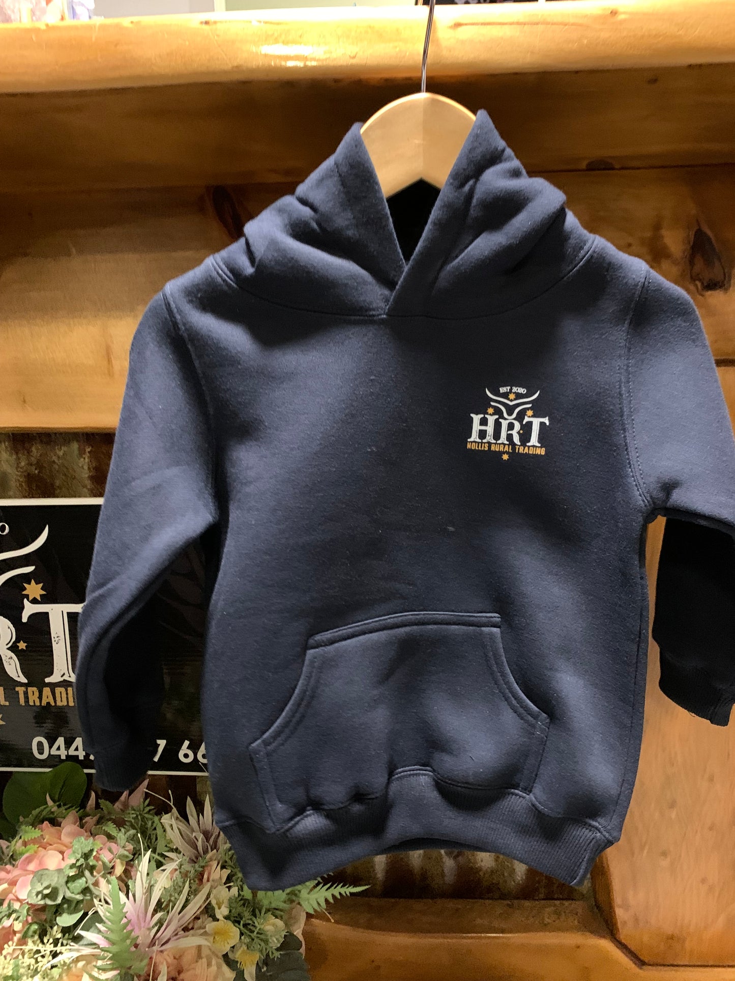 HRT Hoodies Kids - Navy/Pink or Navy/Gold