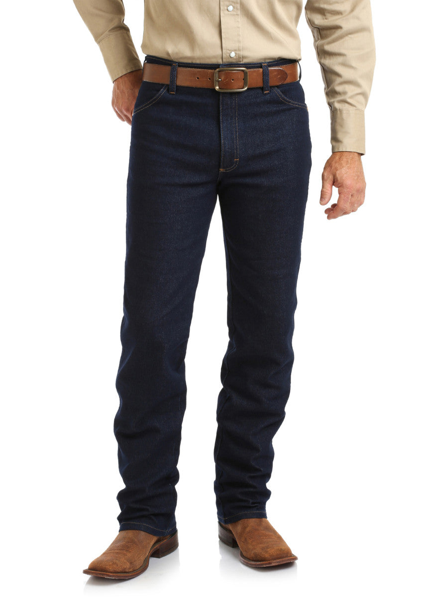 Wrangler Mens Cowboy Cut Original Fit Active Flex Heavy Weight Denim - 34