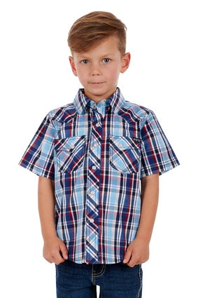 Pure Western Boys Logan Shirt - P3S3103754
