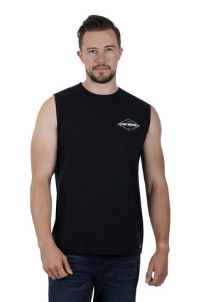 Pure Western Mens Damian Tank - P3S1510769