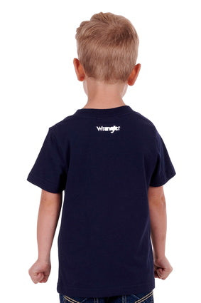 Wrangler Boys Payne Shirt - X3S3557845 - Navy