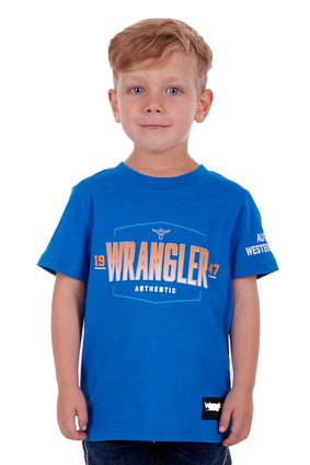 Wrangler Boys Sebastian Shirt - X3S3557854 - Blue