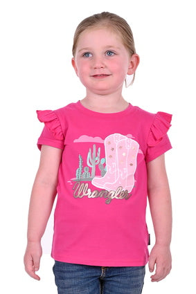 Wrangler Girls Scout Shirt - X3S5598859 - Pink