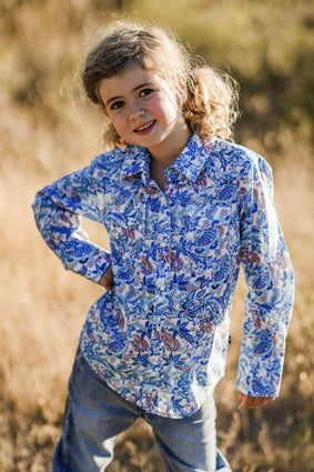Pure Western Girls Frances LS Shirt - P3S5571785