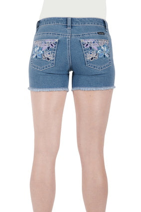 Pure Western Womens Audrey Denim Shorts - PCP2305611