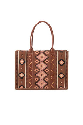 Wrangler Southwestern Tote Bag - X4S2951BAG - BROWN