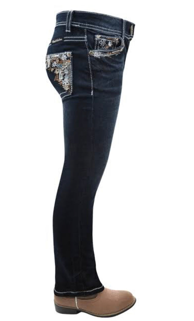 Girls Pure Western Anjelica Slim Leg Jeans