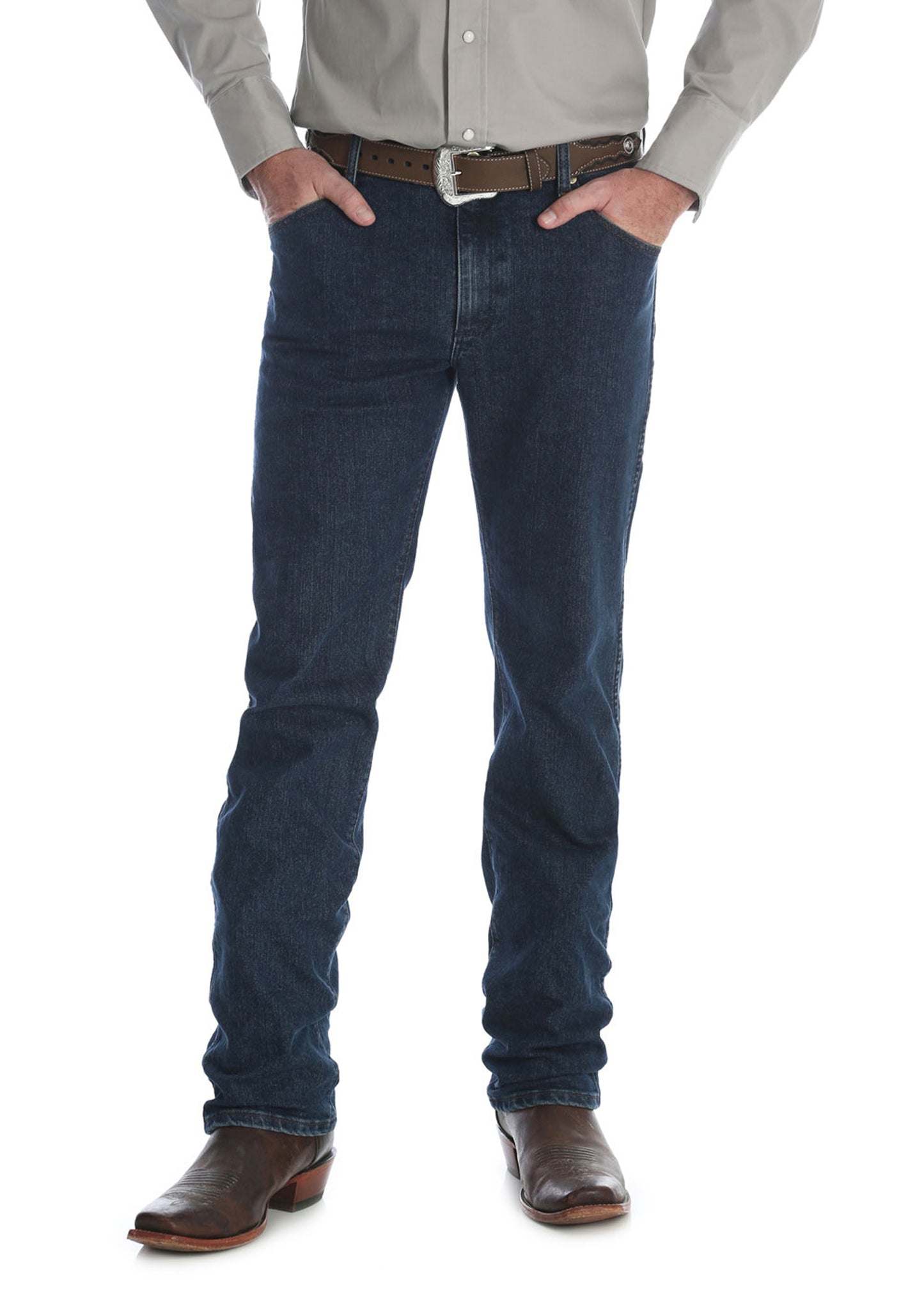 Wrangler Mens Premium Performance Cowboy Cut Regular Fit Jeans - 34