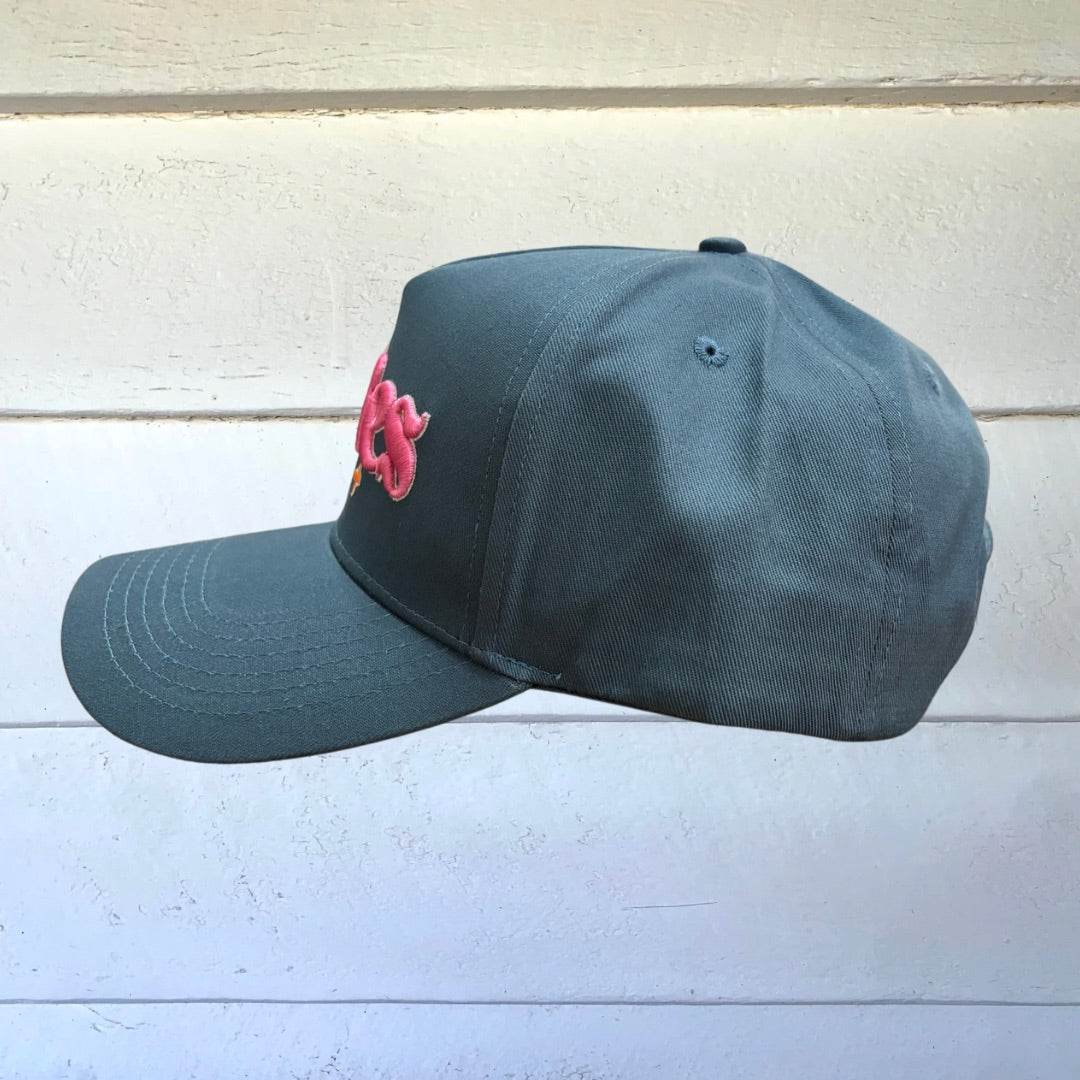 Five Fillies Denim Blue Starbust Crown Cap