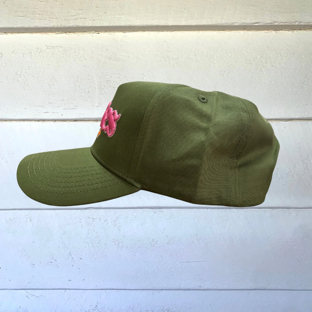Five Fillies Green Starburst Crown Cap