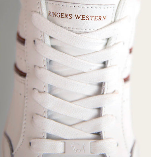 Ringers Western Wentworth Sneakers - Unisex - White & Tan