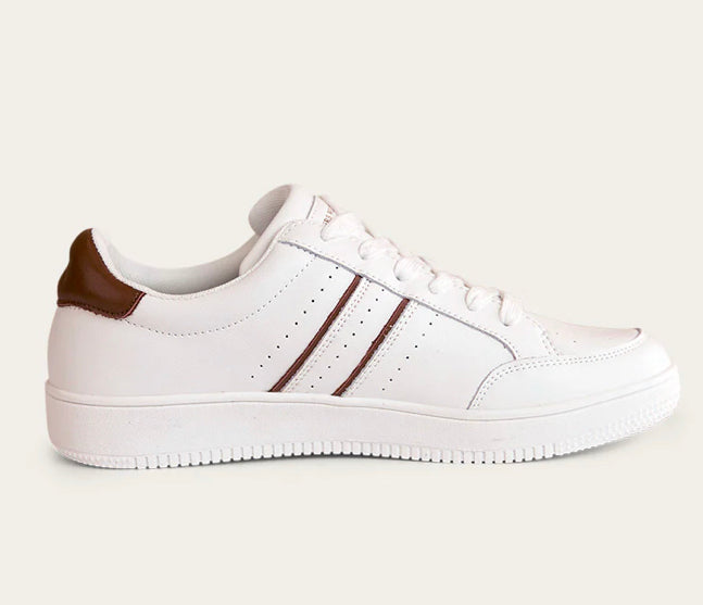 Ringers Western Wentworth Sneakers - Unisex - White & Tan