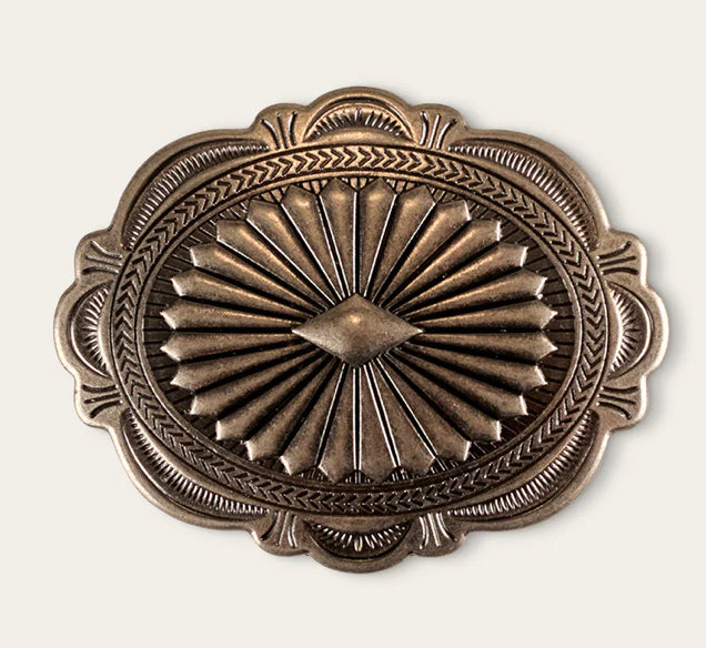 Ringers Western August Belt Buckle-Antique Silver