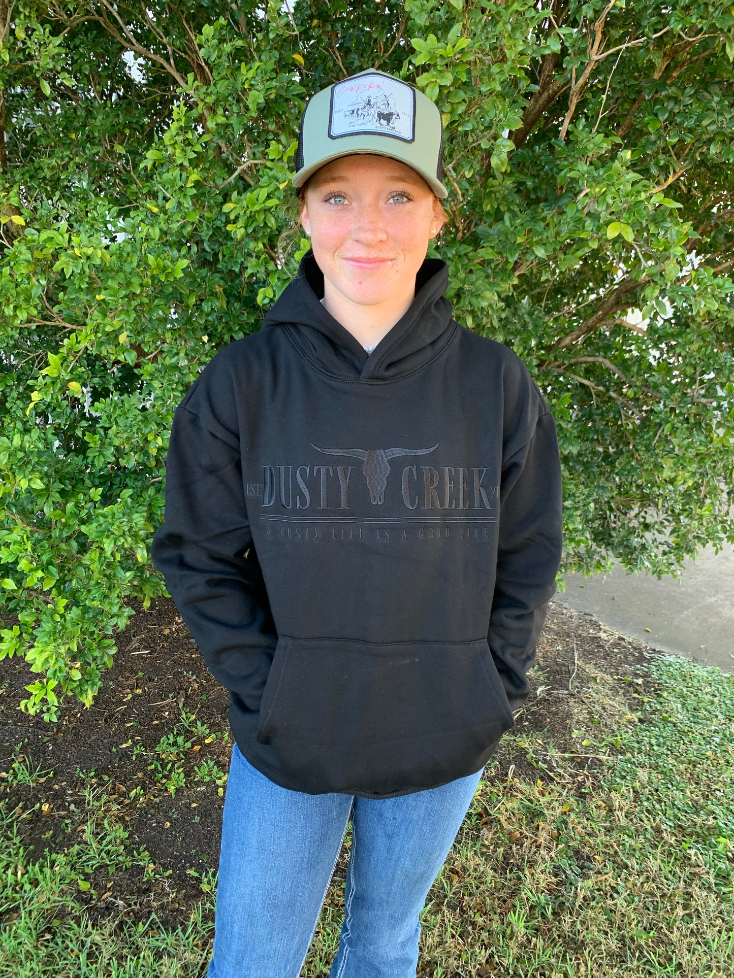 Dusty Creek Mens Hoodie - Black