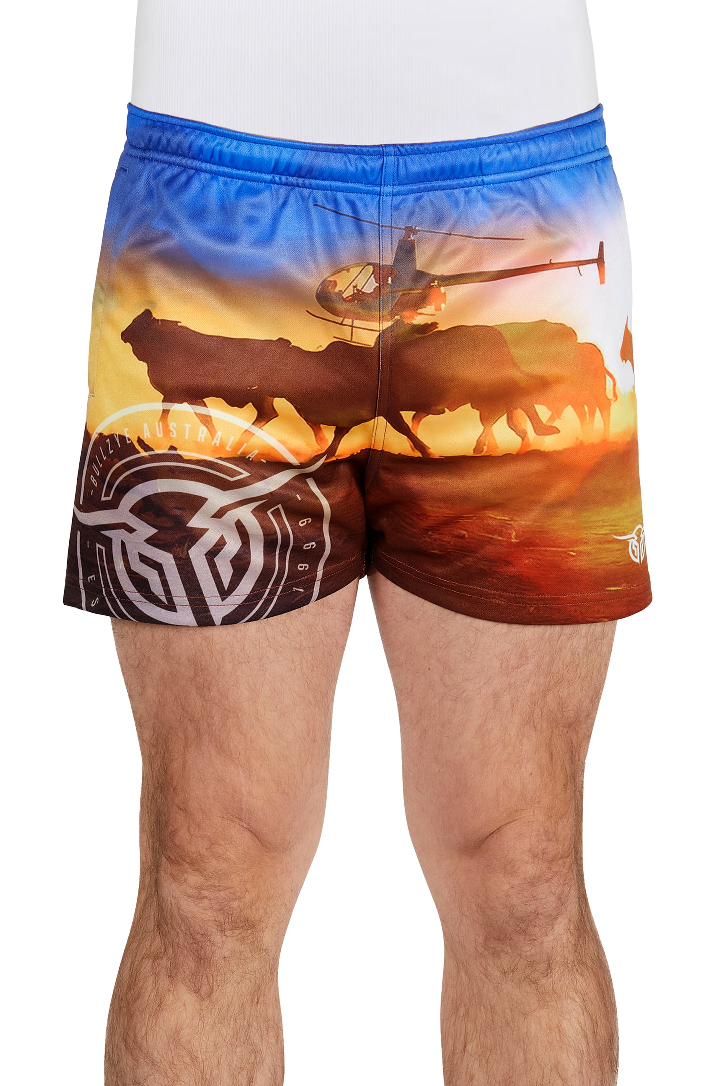 Mens Bullzye Outback Footy Shorts - B5S1309488