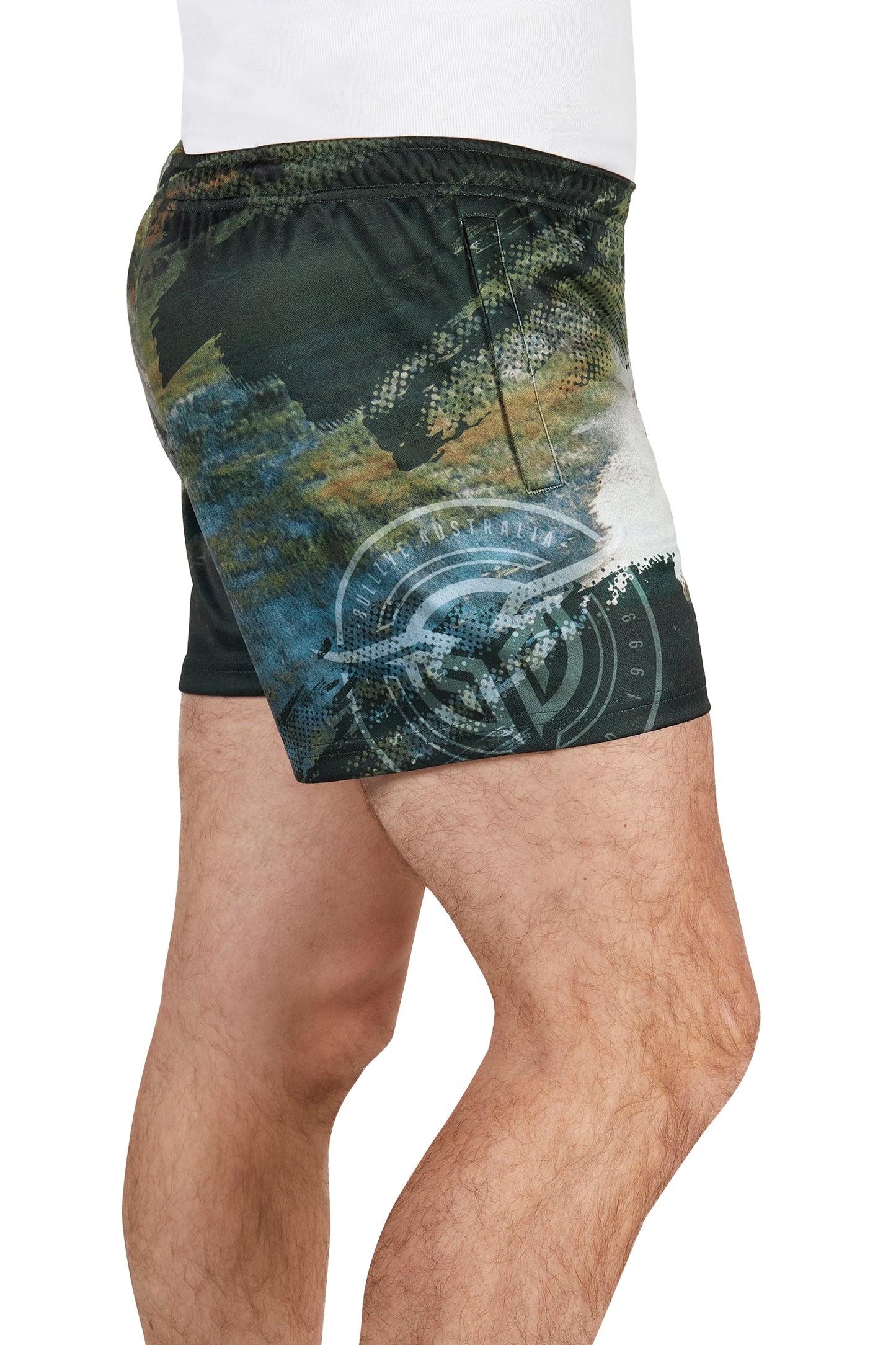 Mens Bullzye Rowdy Footy Shorts - B5S1309490