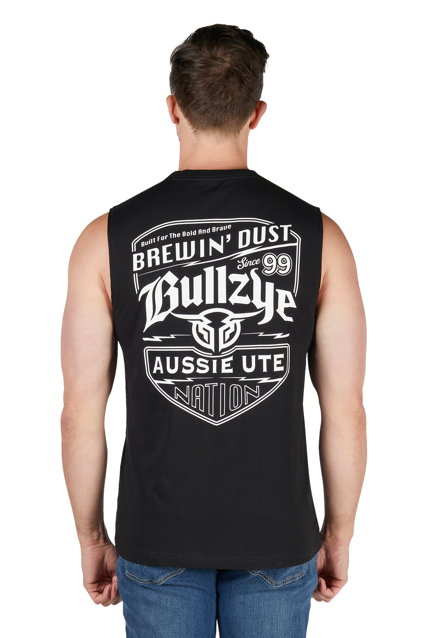 Bullzye Mens Brewin Dust Muscle Tank - B5S1510486