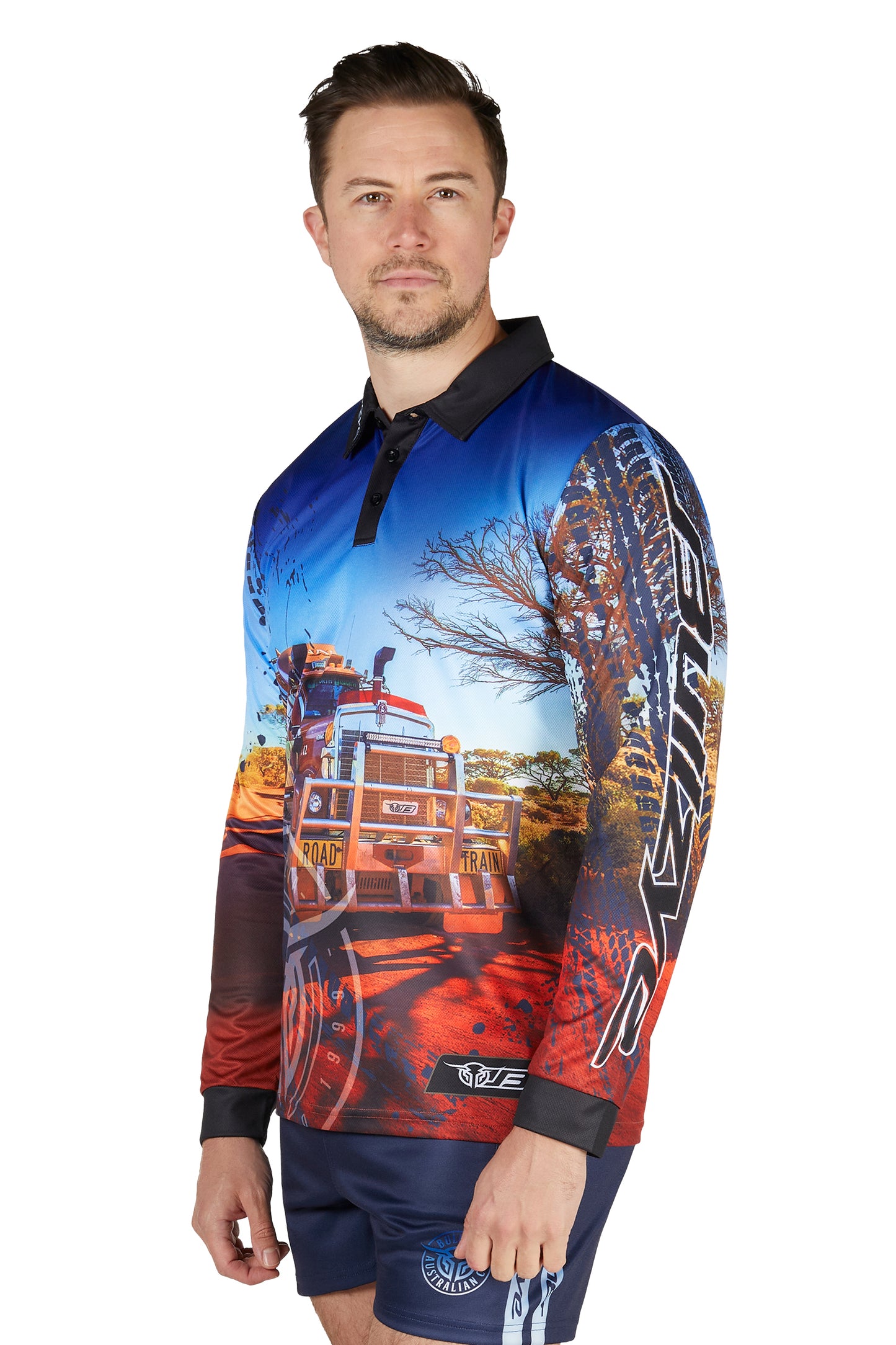 Bullzye Mens Road Train Fishing Shirt B5S1568493