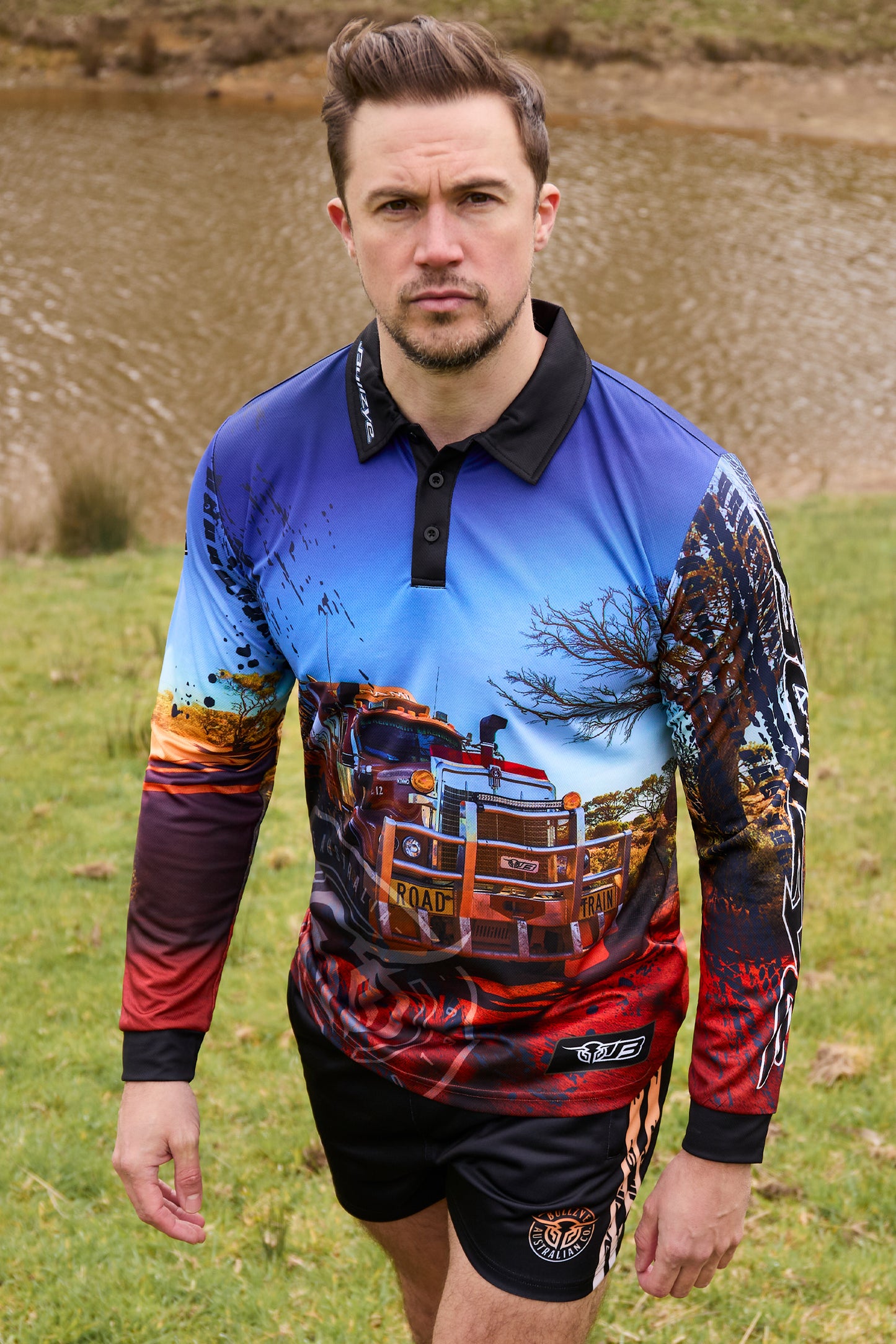 Bullzye Mens Road Train Fishing Shirt B5S1568493