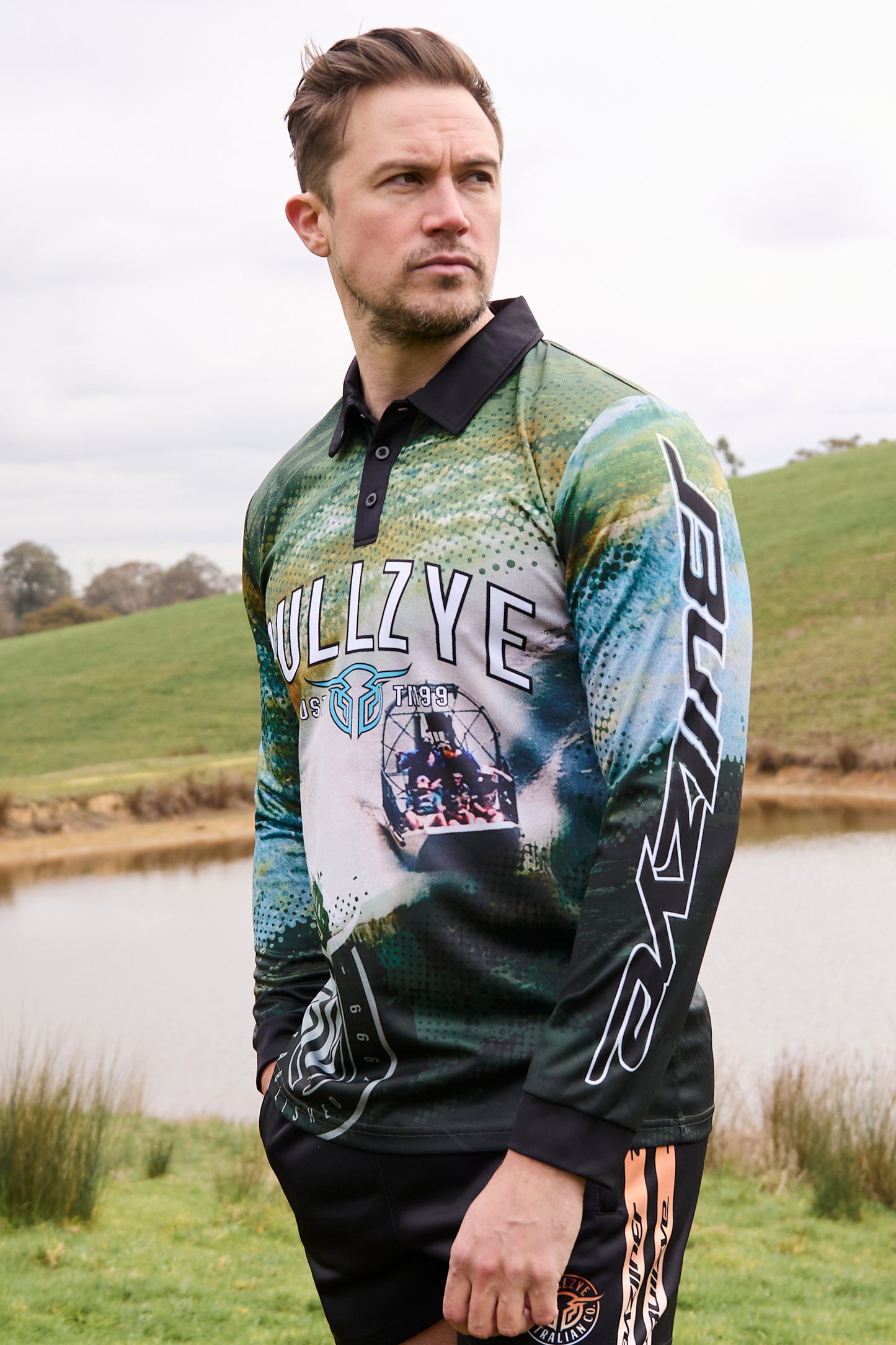 Bullzye Mens Rowdy Fishing Shirt B5S1568494