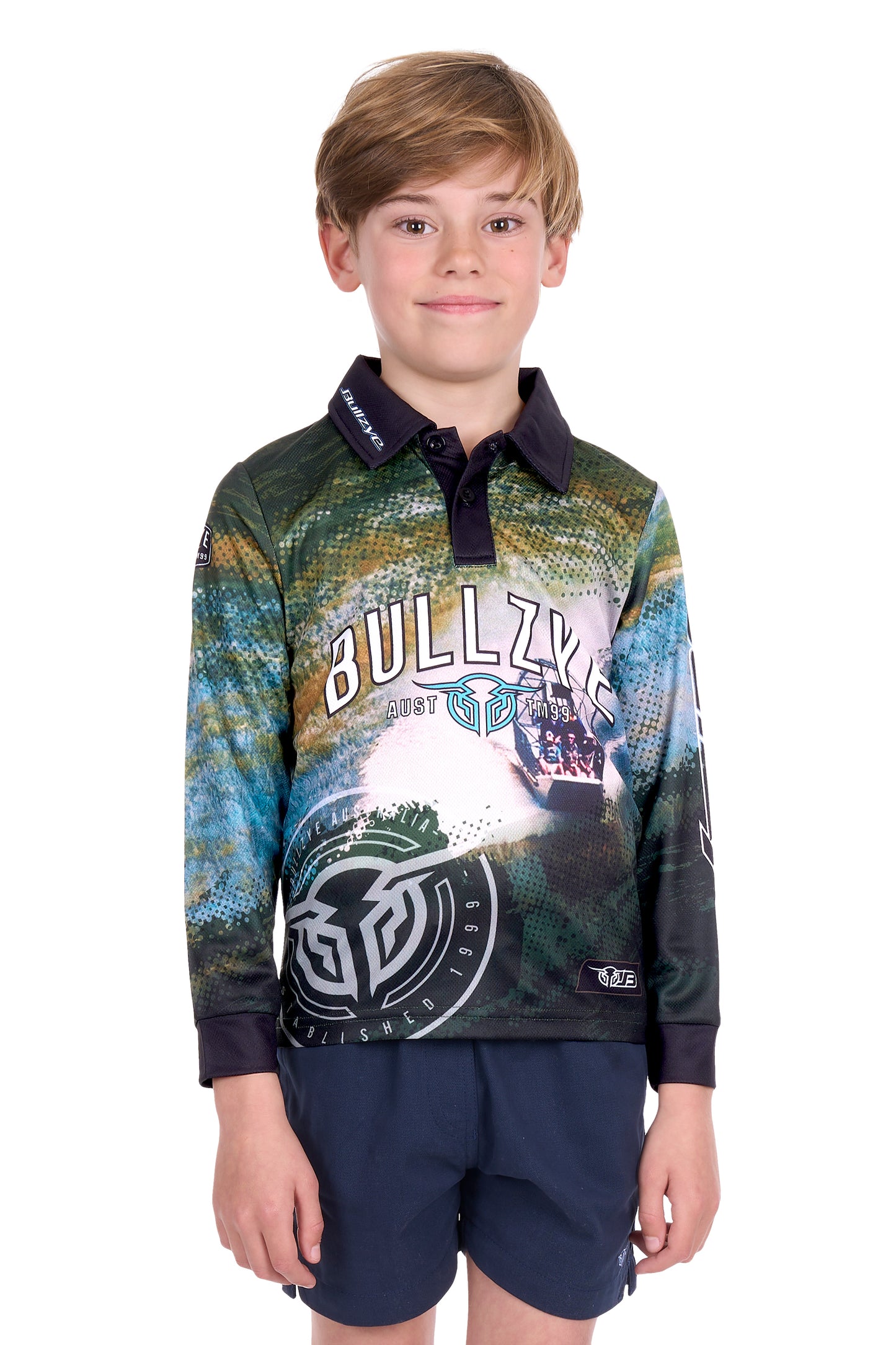 Bullzye Boys Rowdy Fishing Shirt - B5S3568494