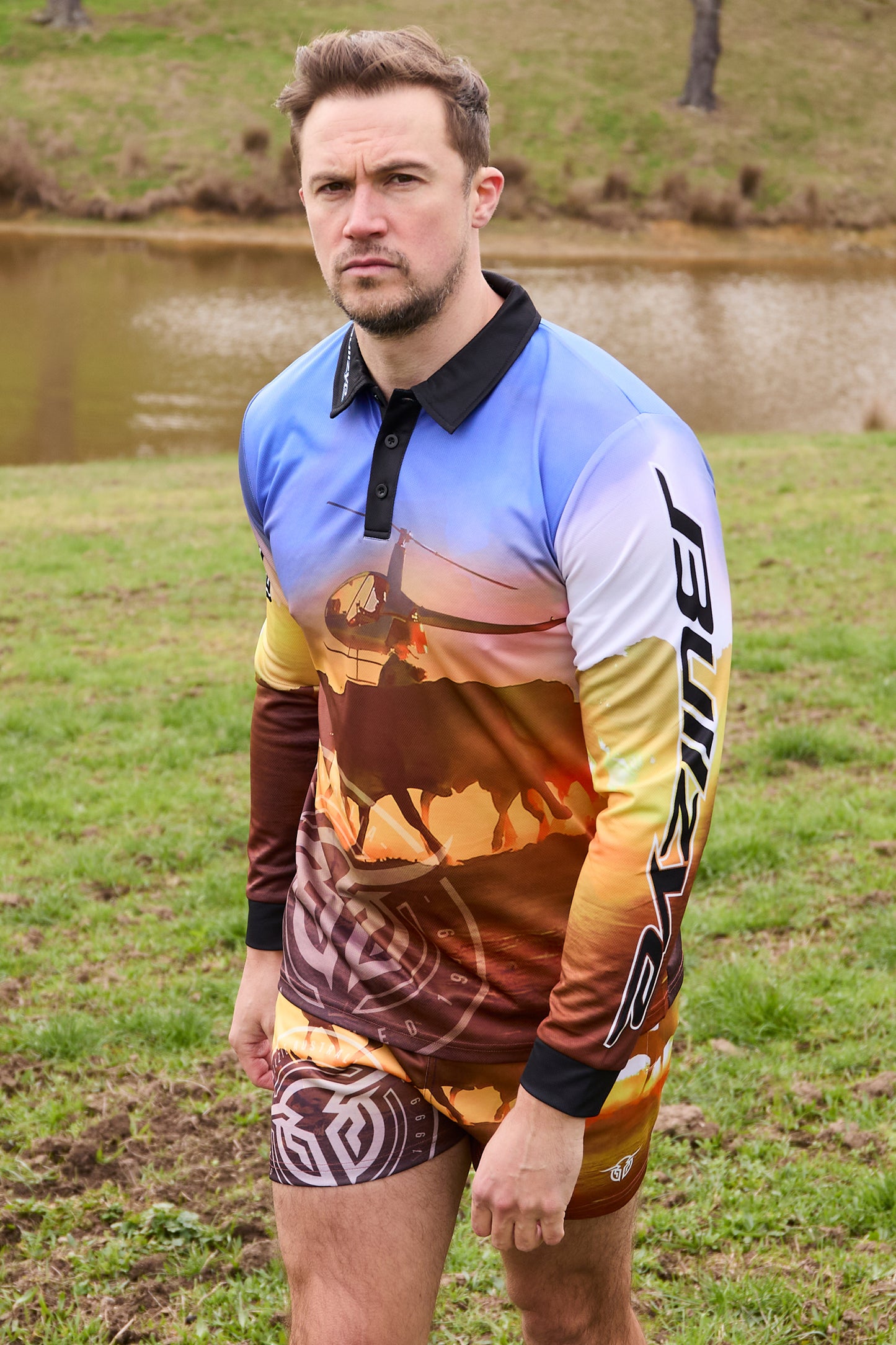 Bullzye Mens Outback Fishing Shirt B5S1569492