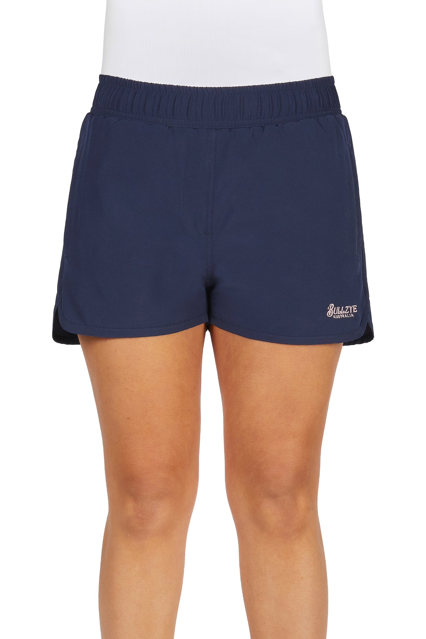 Bullzye Womens Debbie Sports Shorts - Navy B5S2301470