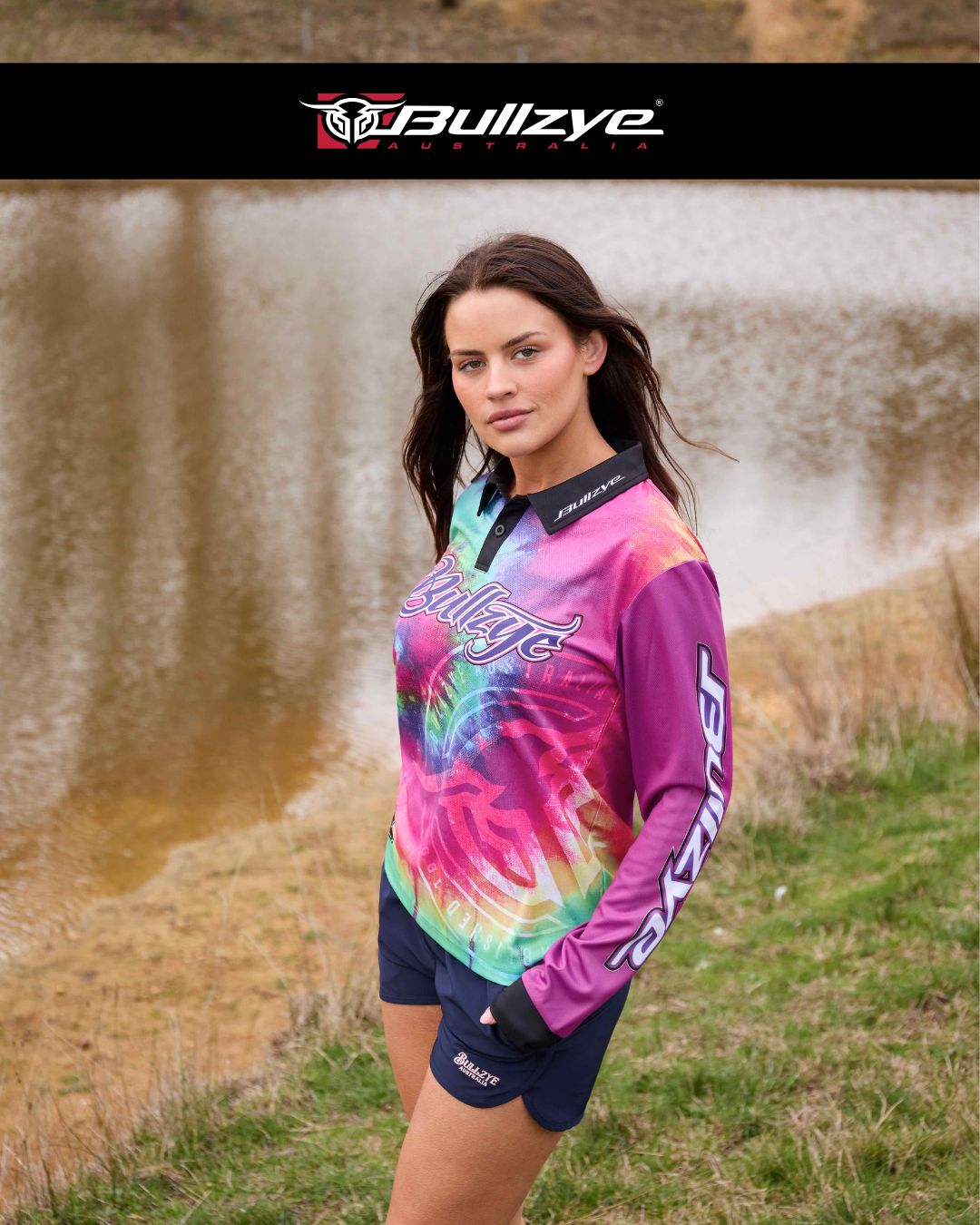 Bullzye Womens Narrative Fishing Shirt - B5S2501467