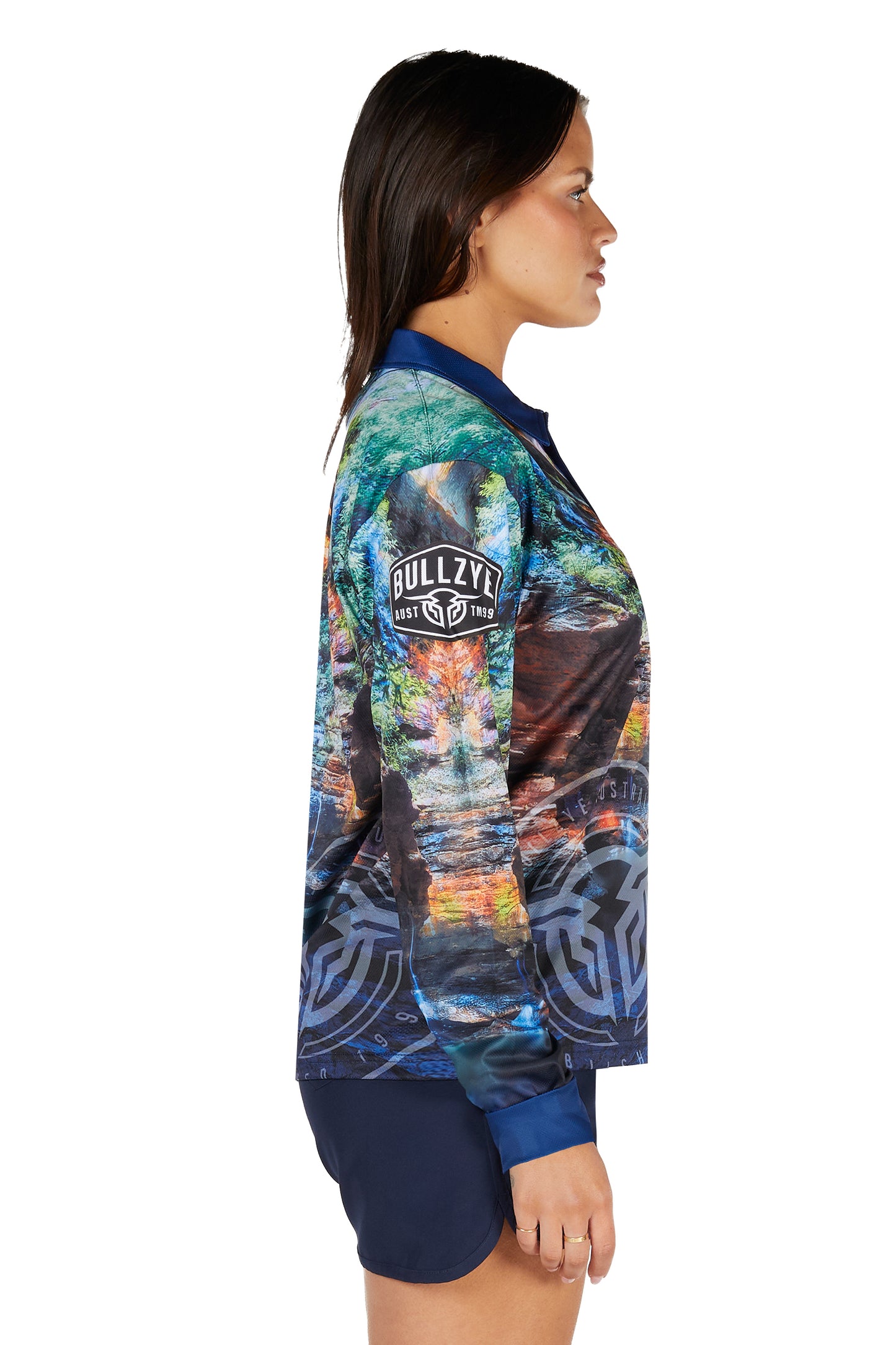 Bullzye Womens Waterfall Fishing Shirt - B5S2502469