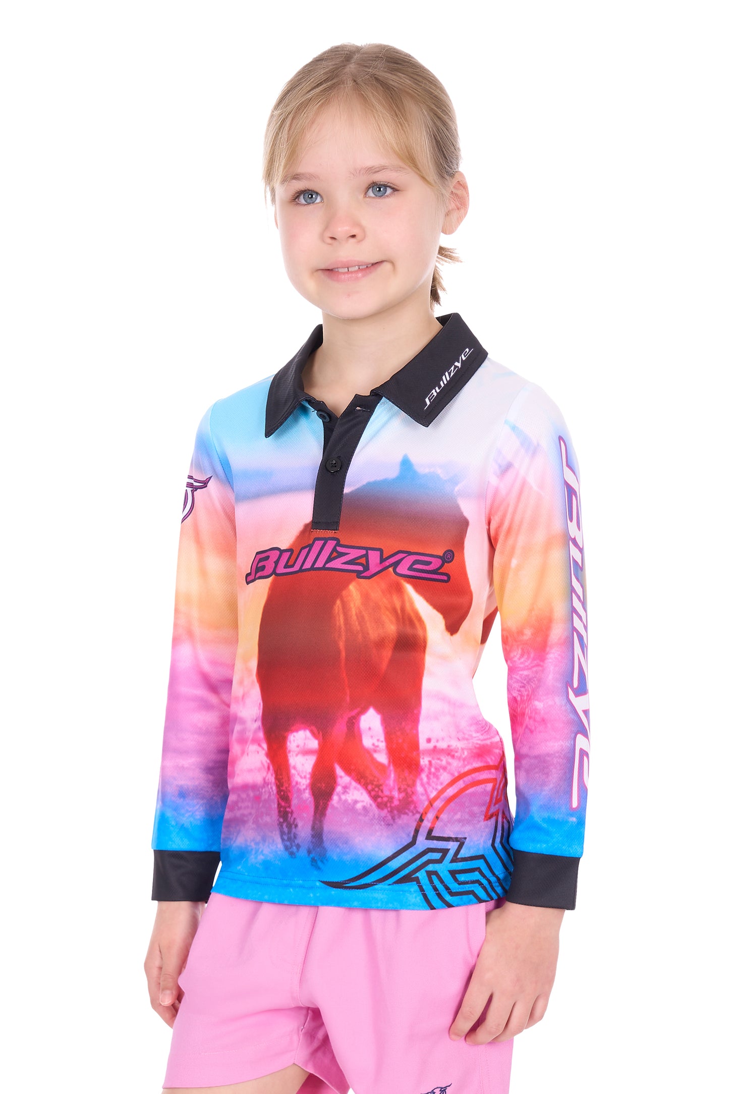 Bullzye Girls Gallop Fishing Shirt - B5S5501468
