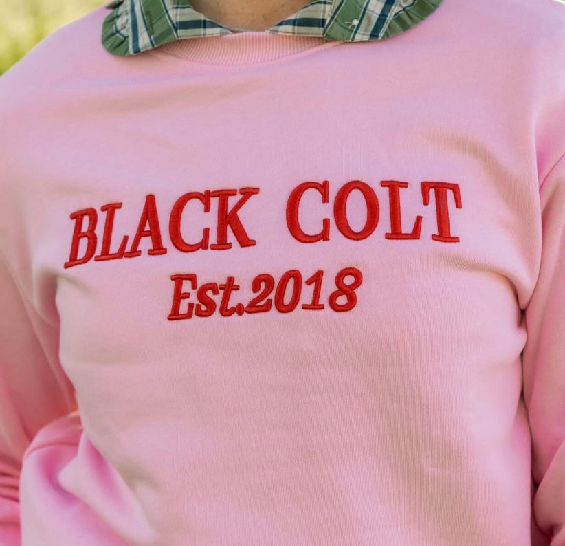 Black Colt Pink Pullover Jumper