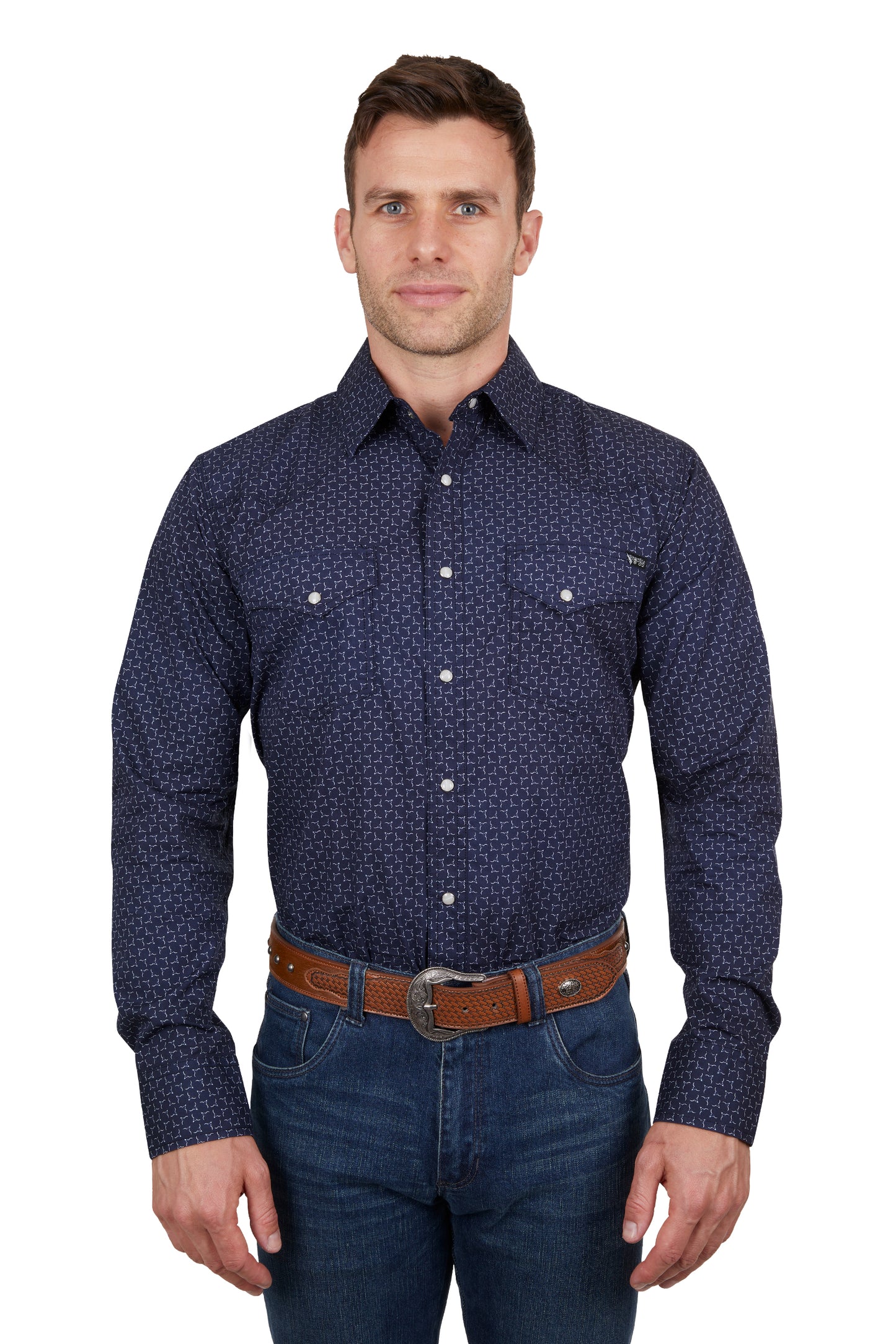 Pure Western Mens Jett LS Dress Shirt - P4S1100951