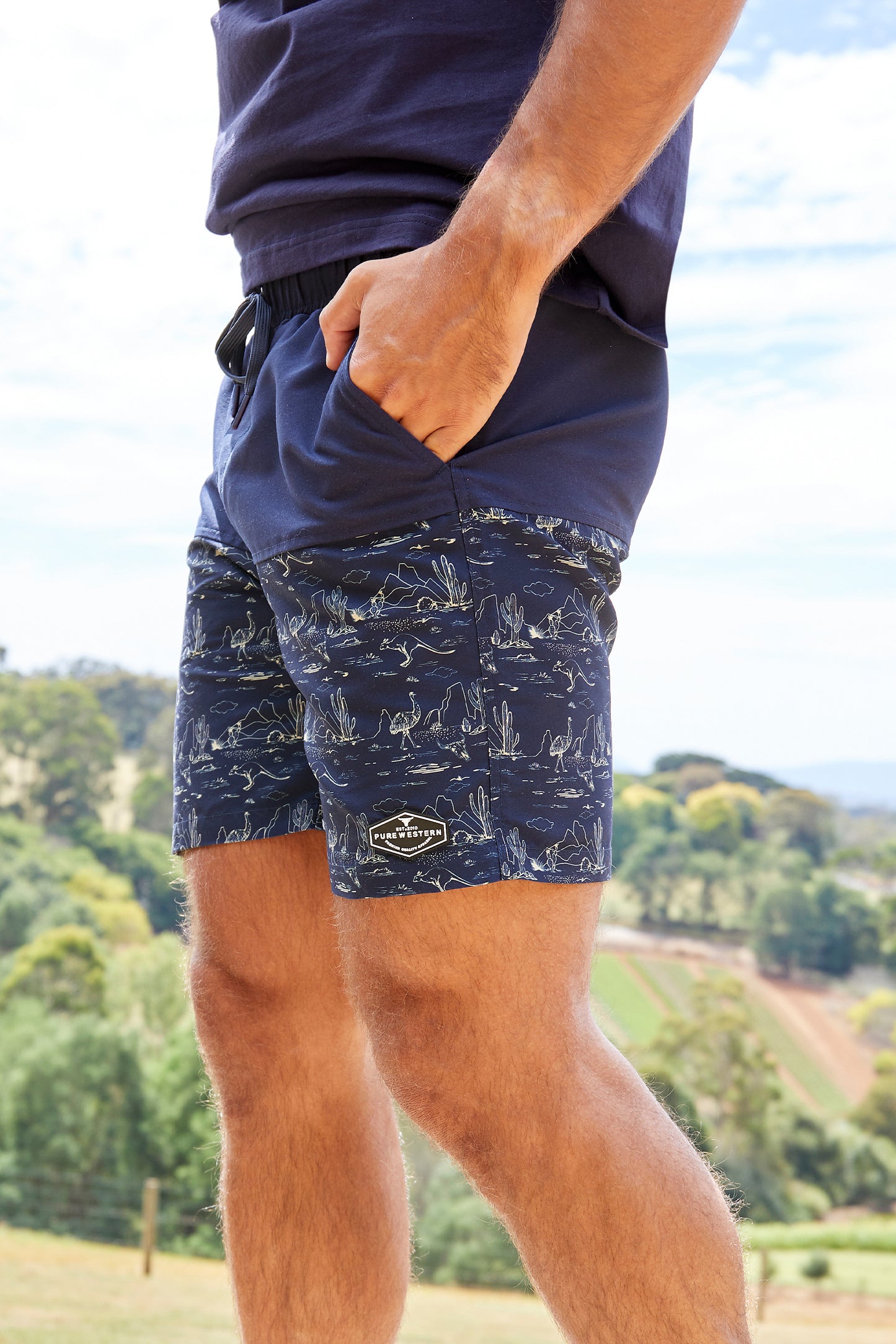 Pure Western Mens Drew Boardshorts - P4S1302972