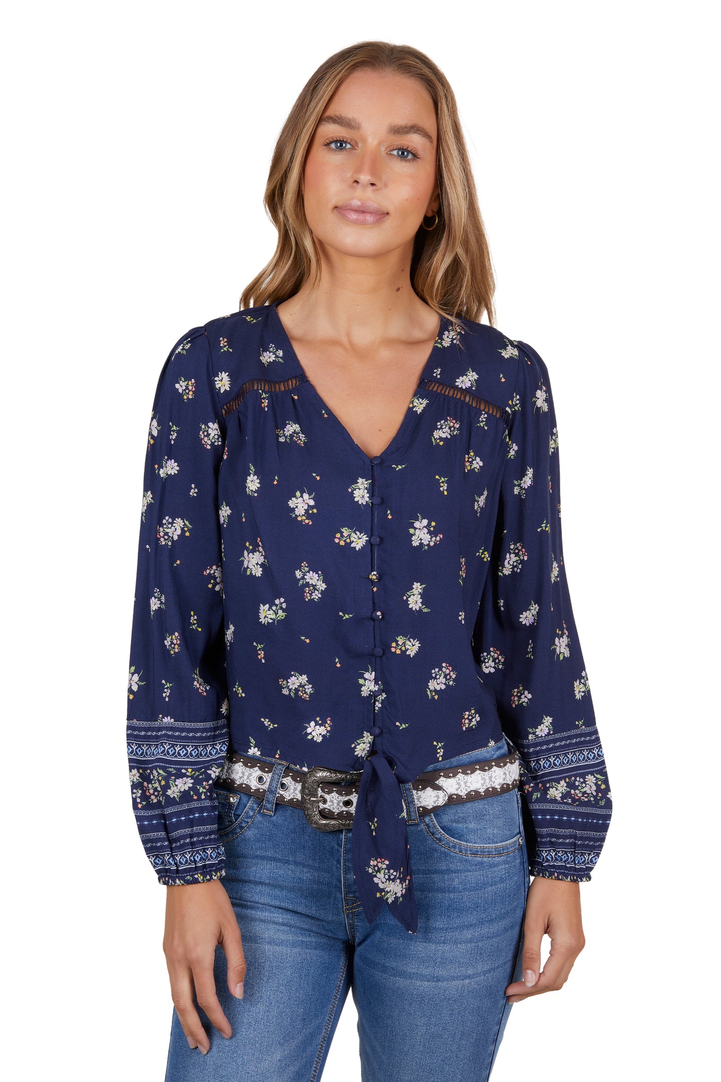 Pure Western Womens Amber Blouse - P4S2590836