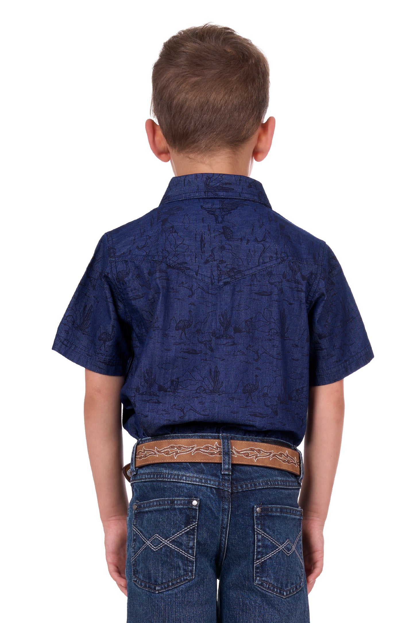 Pure Western Boys Drew SS Shirt - P4S3103956
