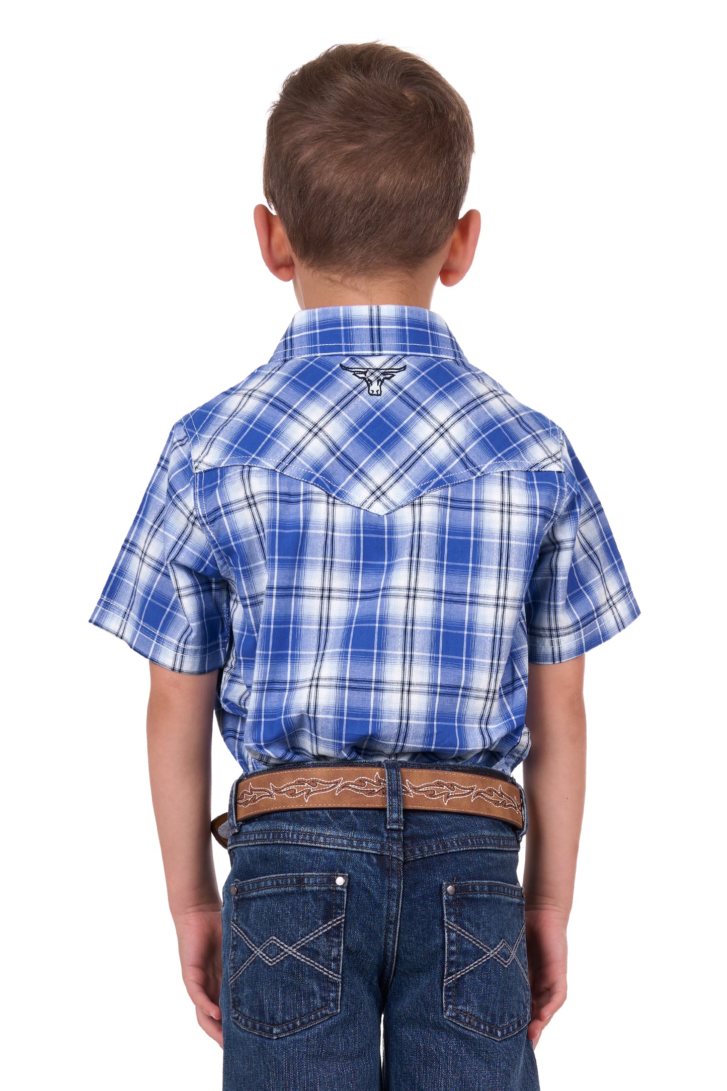 Pure Western Boys Mark SS Shirt - P4S3103958