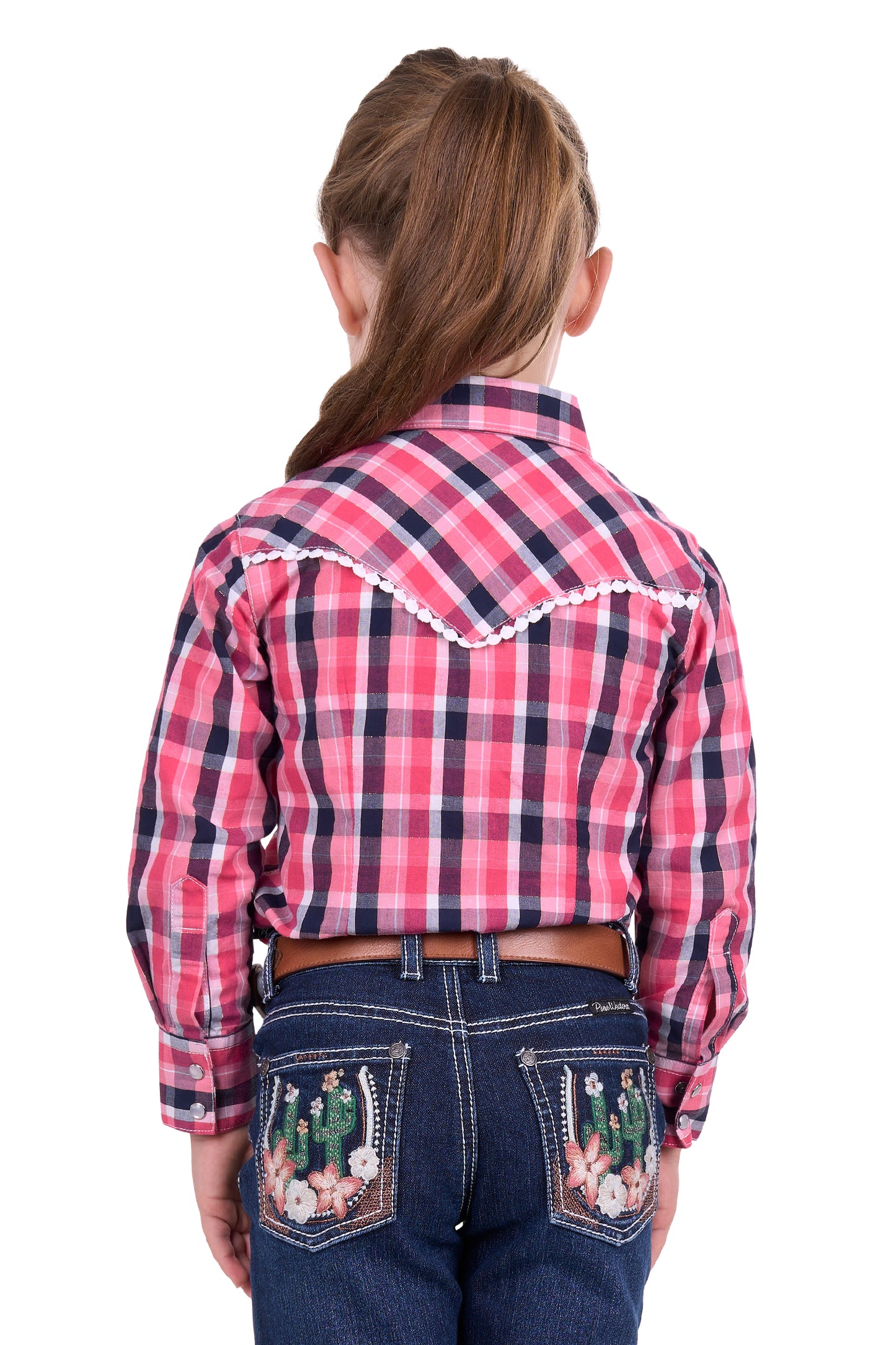 Pure Western Girls Lulu LS Dress Arena Shirt - P4S5127986