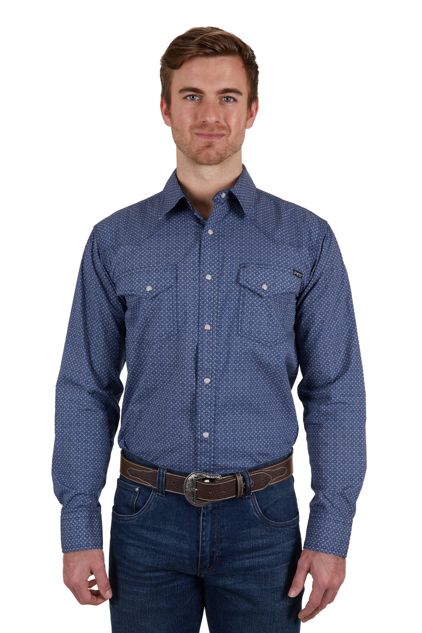 Pure Western Mens Melville Dress Shirt - P4W1100822