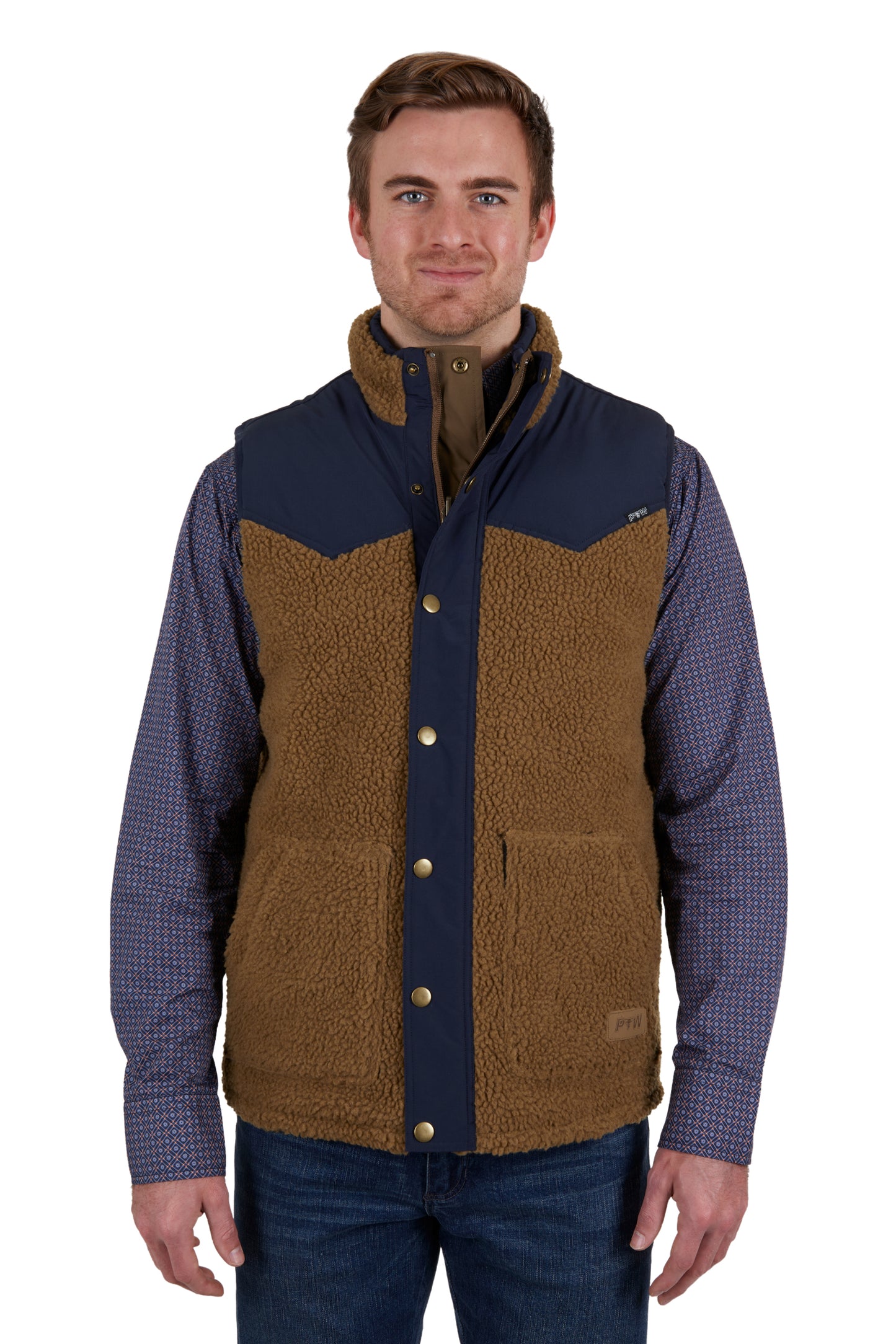 Pure Western Mens Martin Reversible Vest - P4W1603035