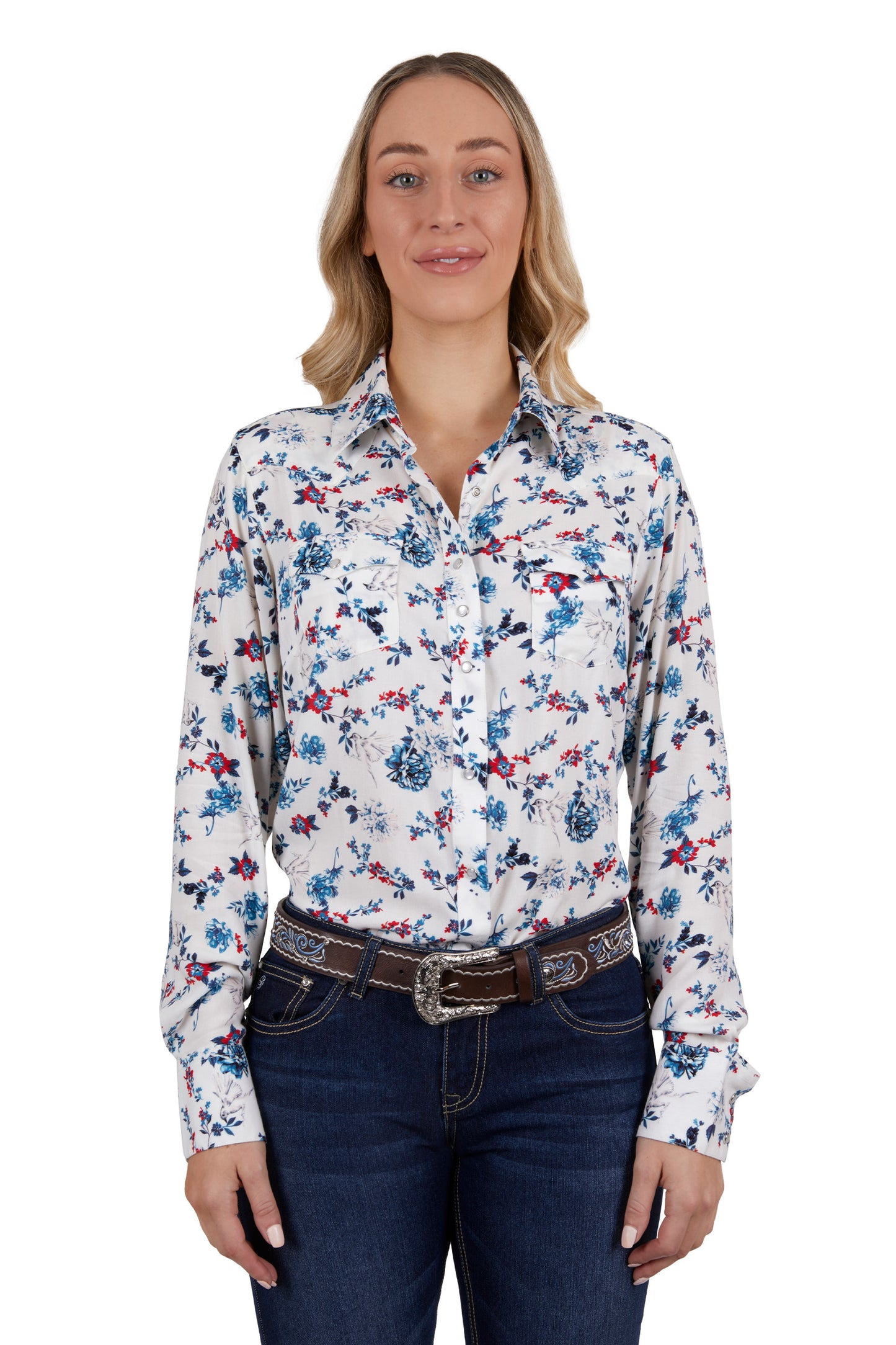 Pure Western Womens Flora LS Shirt - P4W2126908