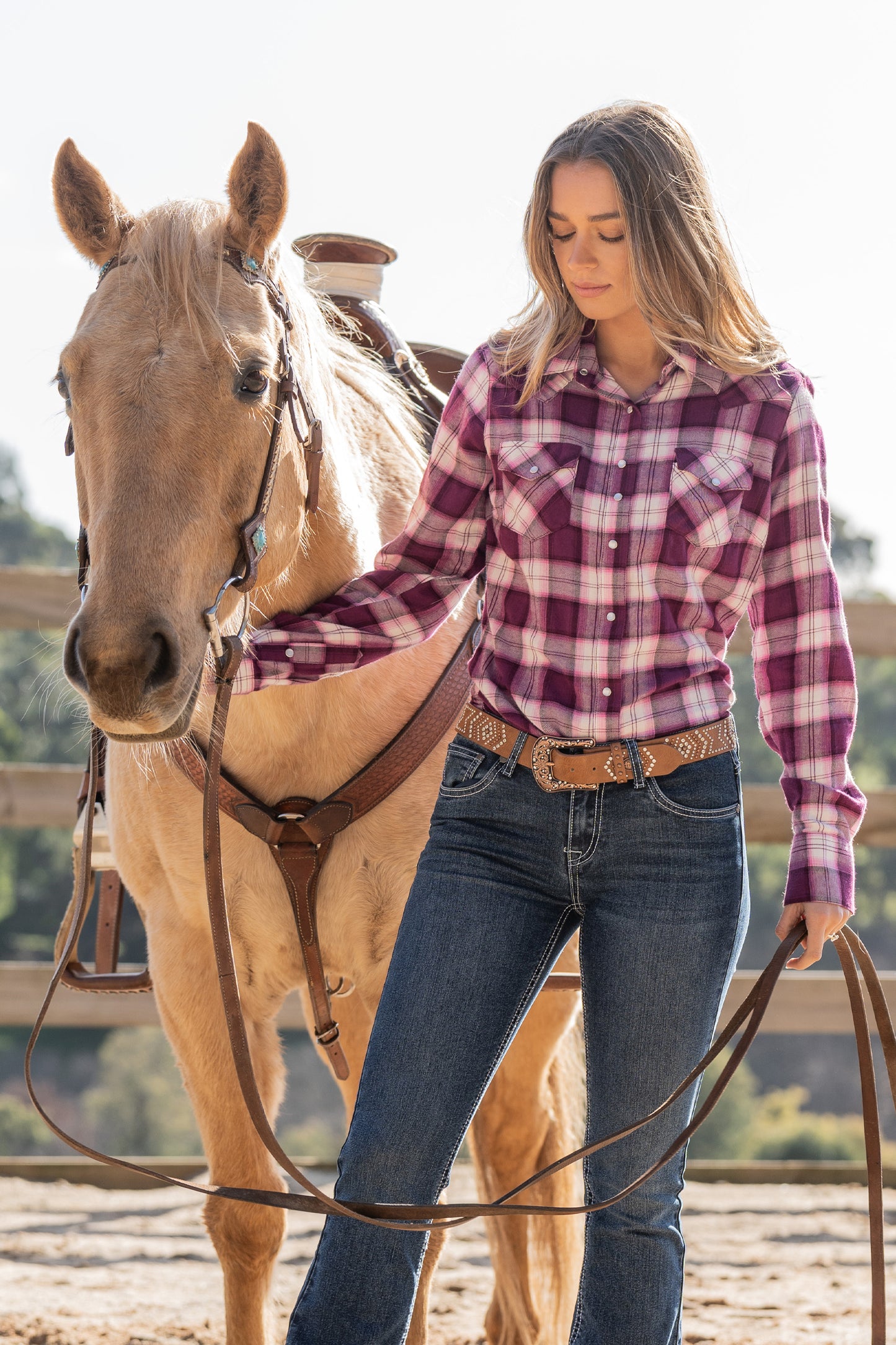 Pure Western Womens Shakia LS Shirt - P4W2127902