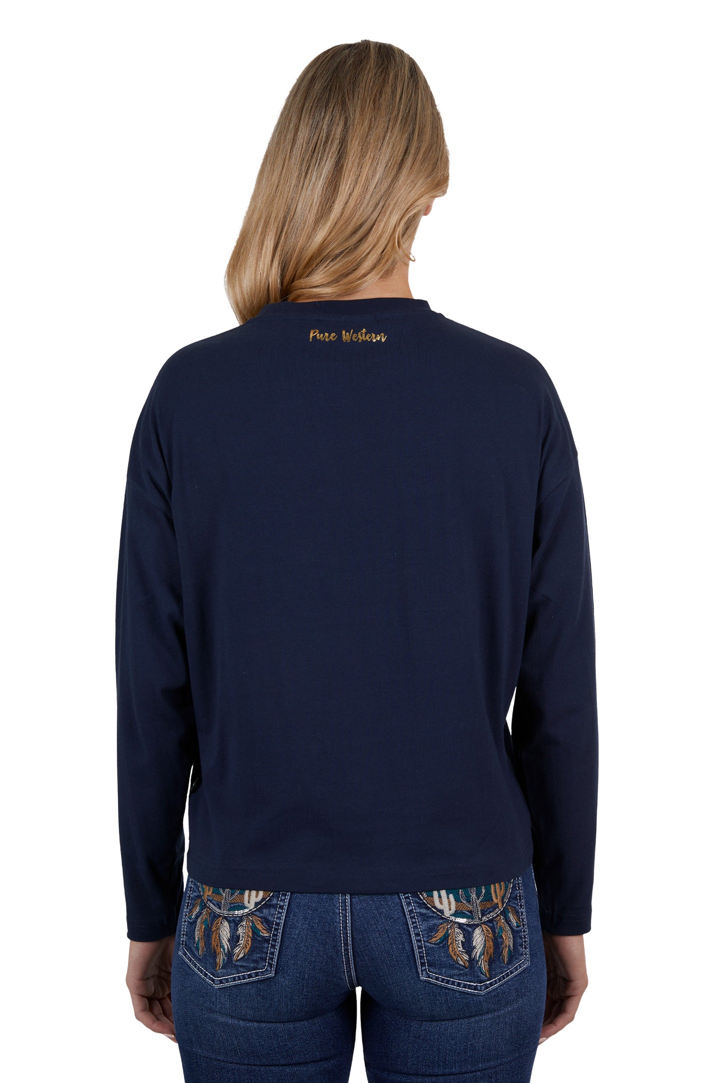 Pure Western Astrid LS Top - P4W2518916