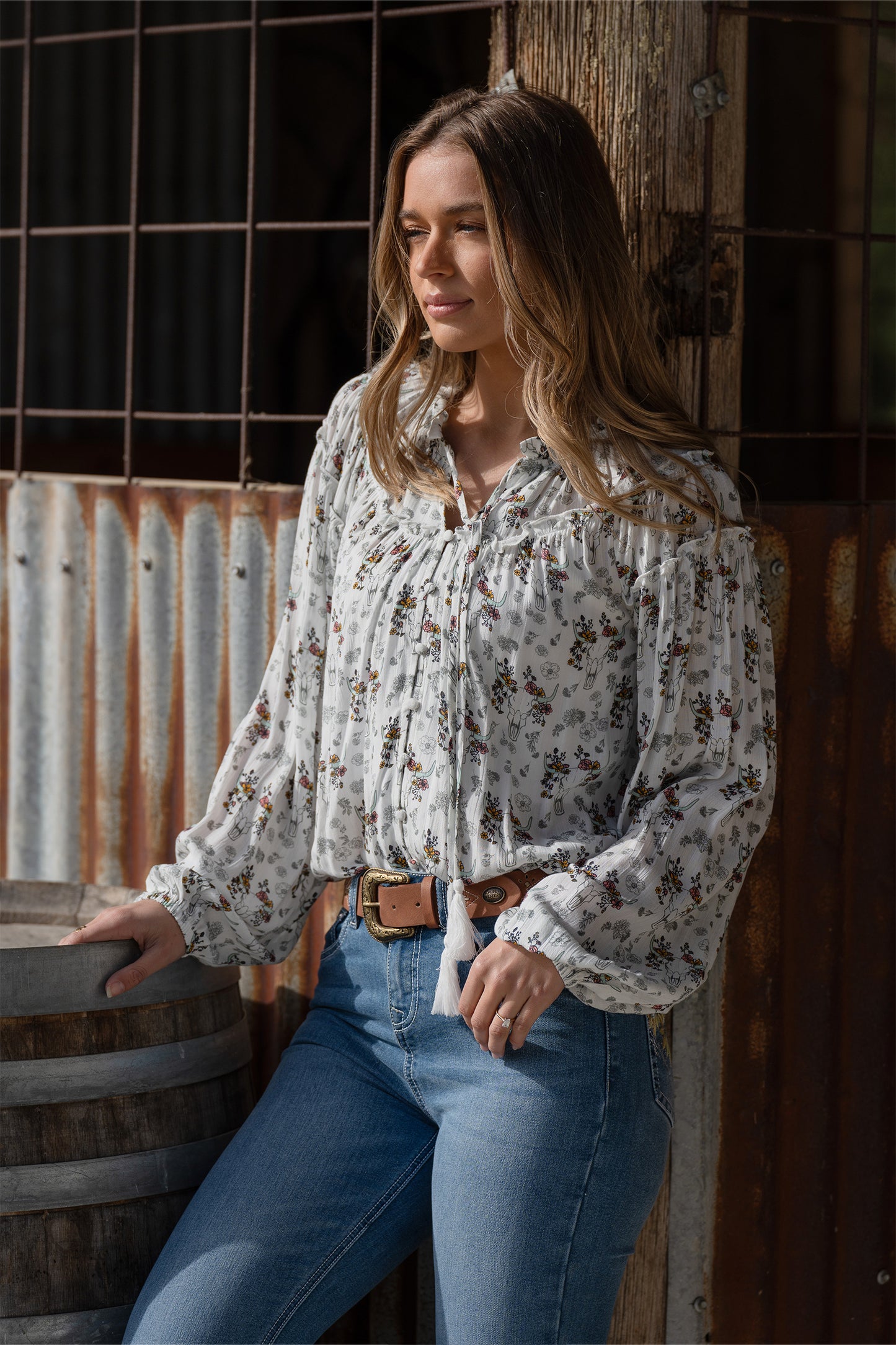 Pure Western Womens Selina Blouse - P4W2541910