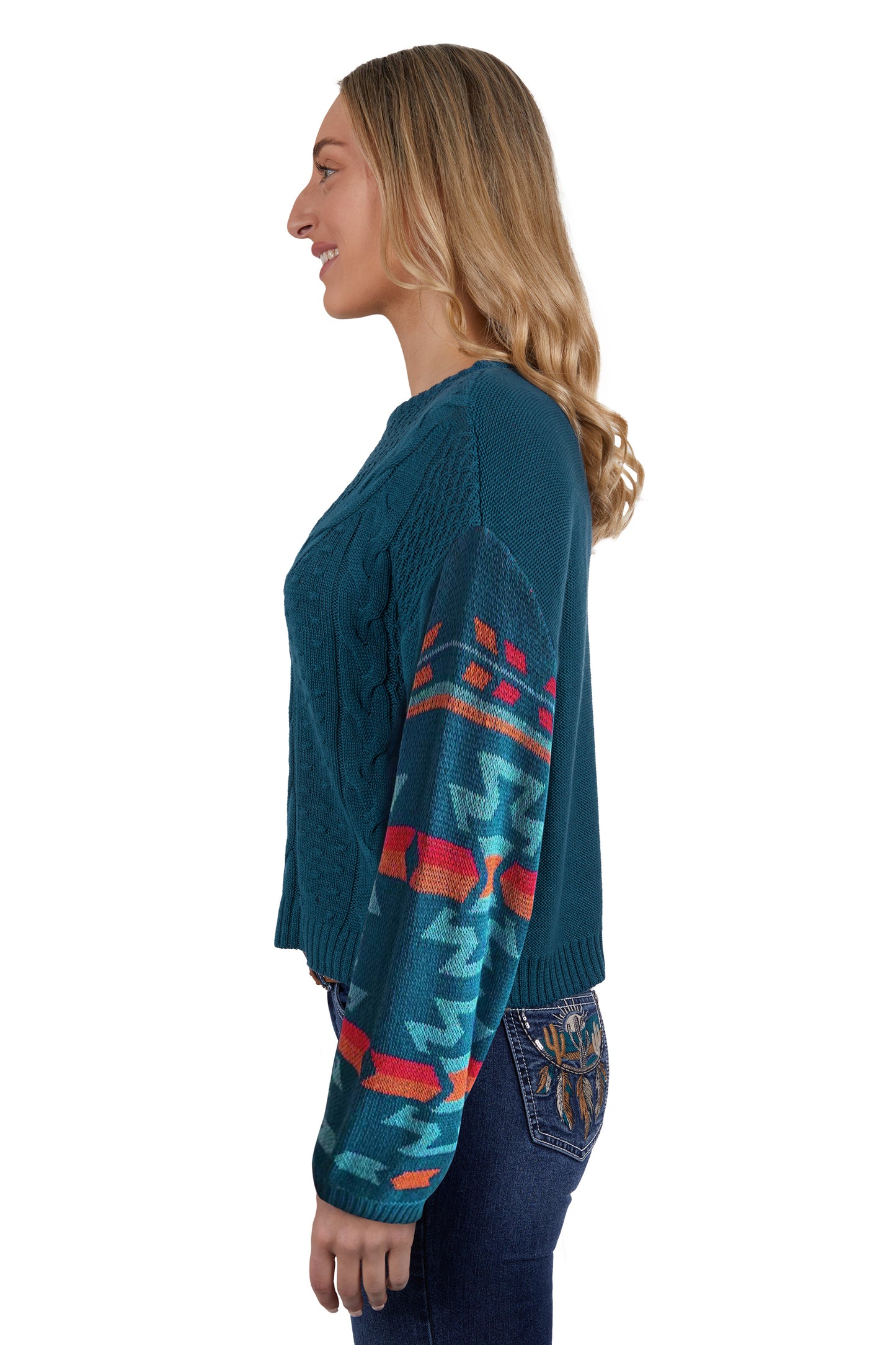 Pure Western Womens Mora Knitted Jumper - P4W2556925