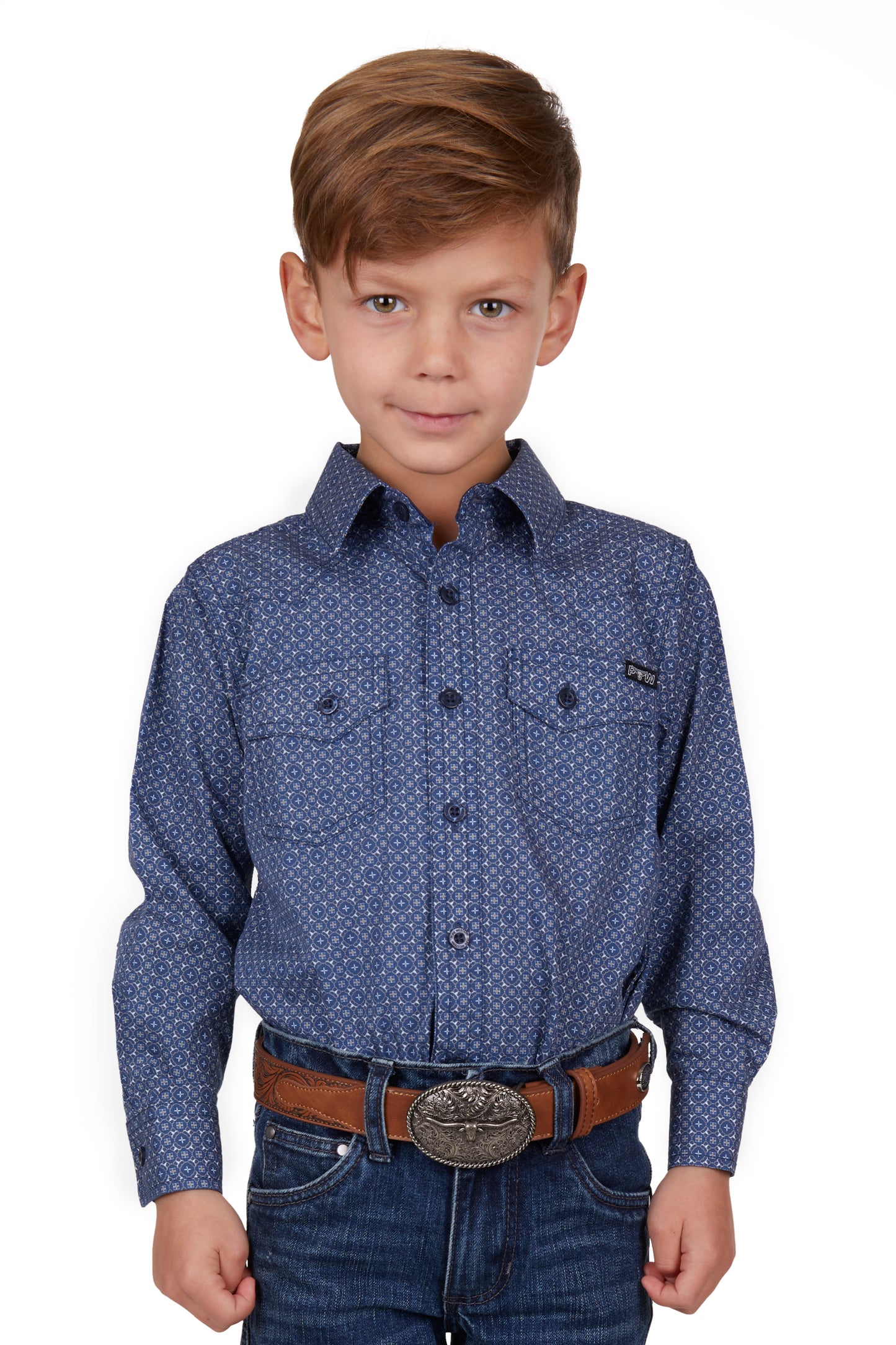 Pure Western Boys Melville Dress Shirt - P4W3100822