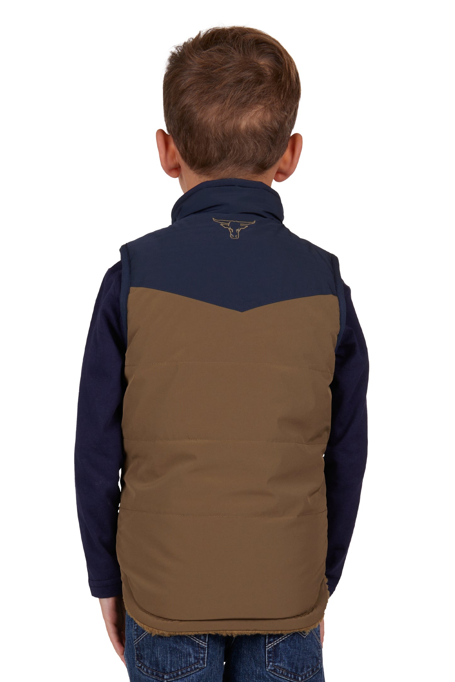 Pure Western Boys Martin Reversible Vest - P4W3603035