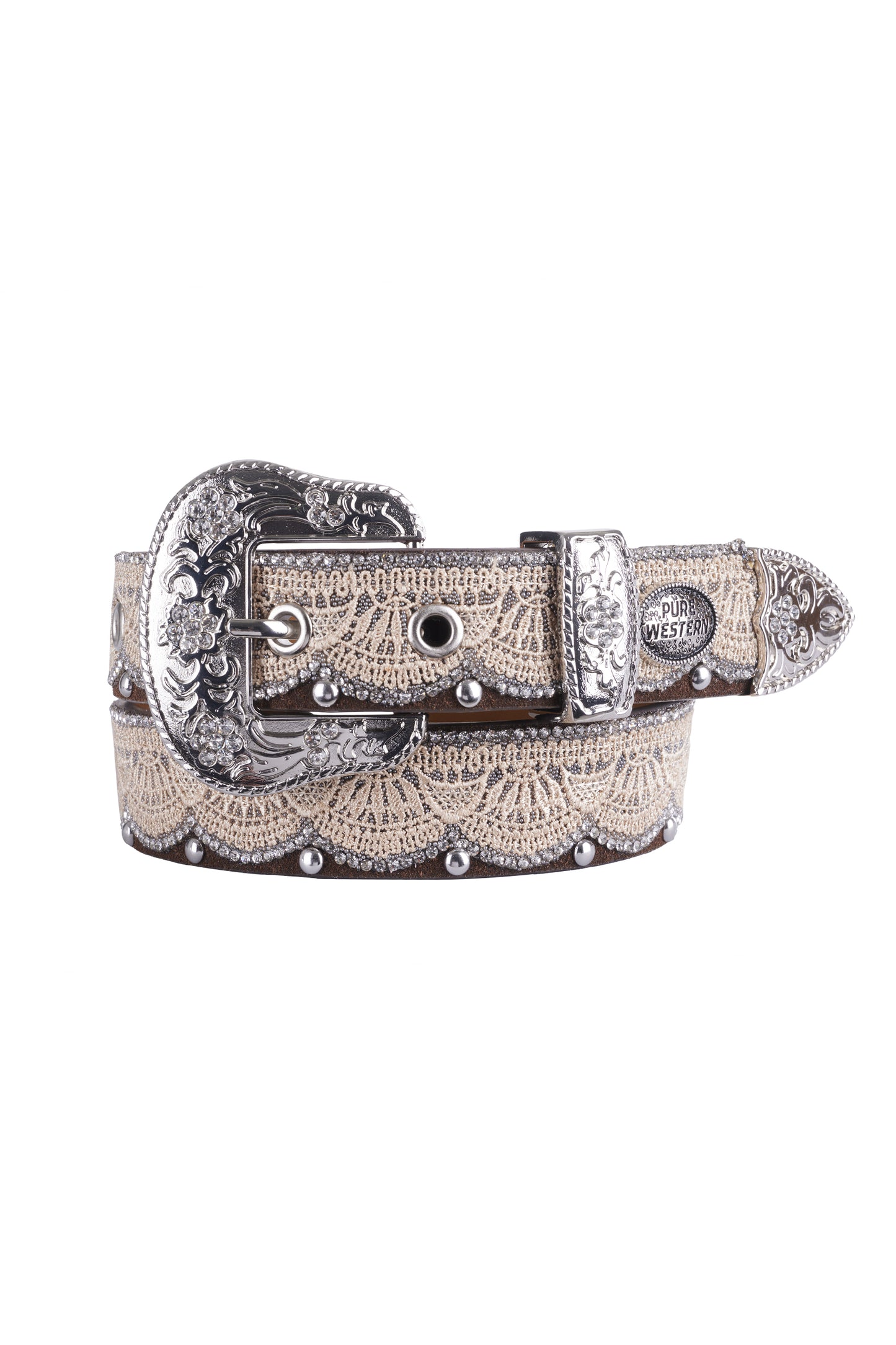 Pure Western Kids Alana Belt - Chocolate - P4W5985BLT