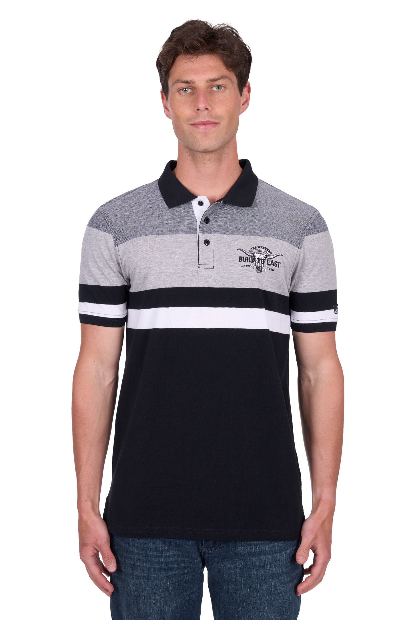 Pure Western Mens Shane Polo - P5S1505081
