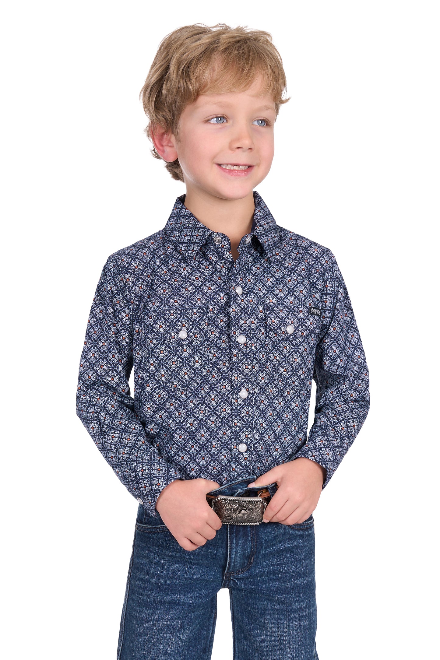Pure Western Boys Douglas LS Dress Shirt - P5S3100070