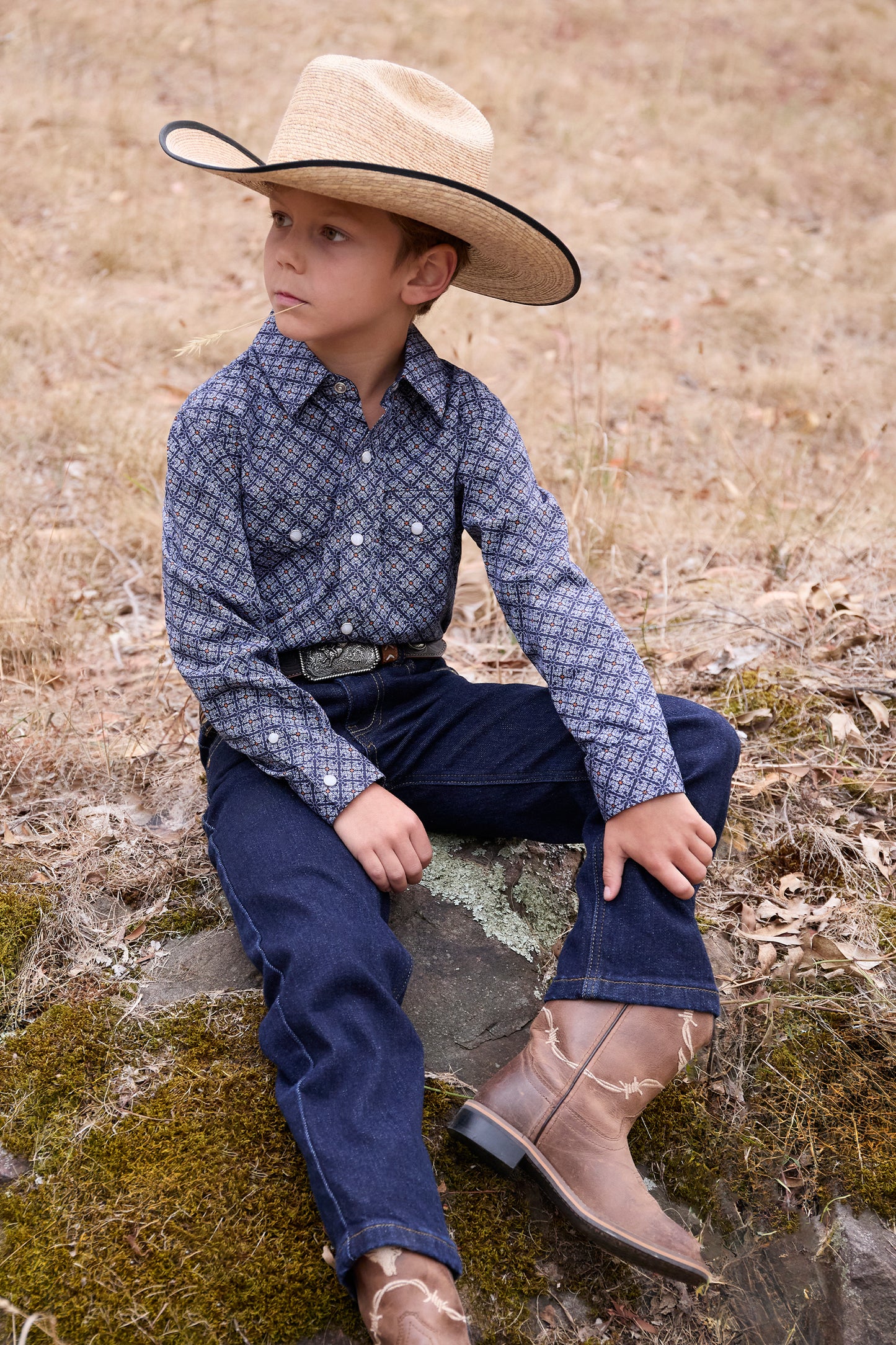 Pure Western Boys Douglas LS Dress Shirt - P5S3100070